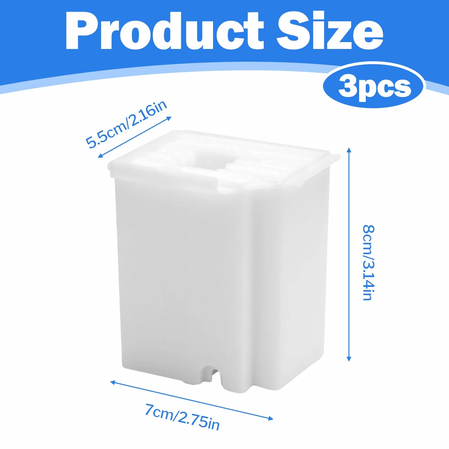 Gąbki do drukarki Epson L1110/L1250/L3110/L3158/L3160/L3210/L3250 do pudełka konserwacyjnego 3 sztuki