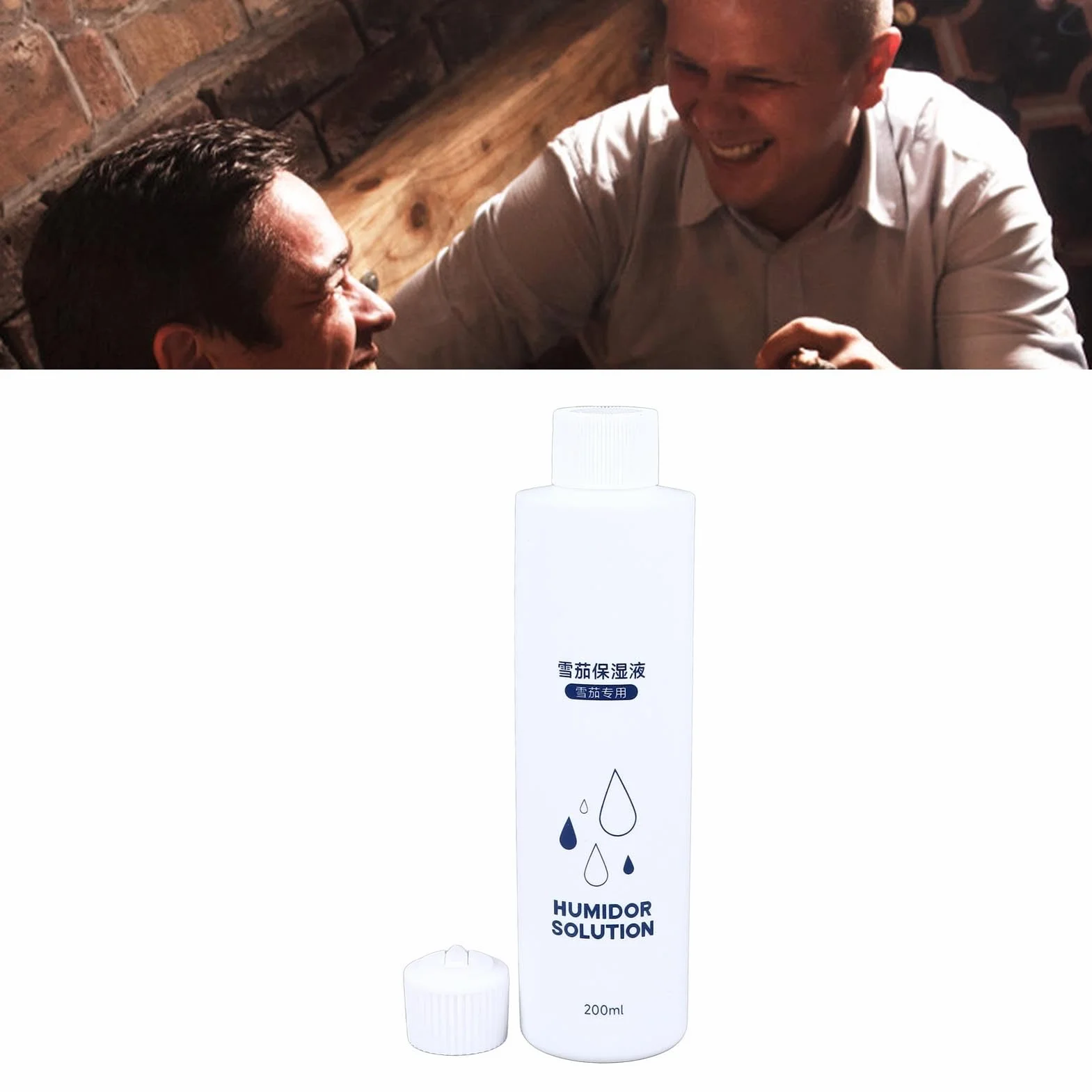 Roztwór do Humidoru do Cygar, 200 Ml Bezpieczny i Delikatny Roztwór Glikolu do Humidoru Zachowaj Smak Łatwy w Użyciu Humidor do Cygar Płynna Bariera Ochronna Działa na wilgoć