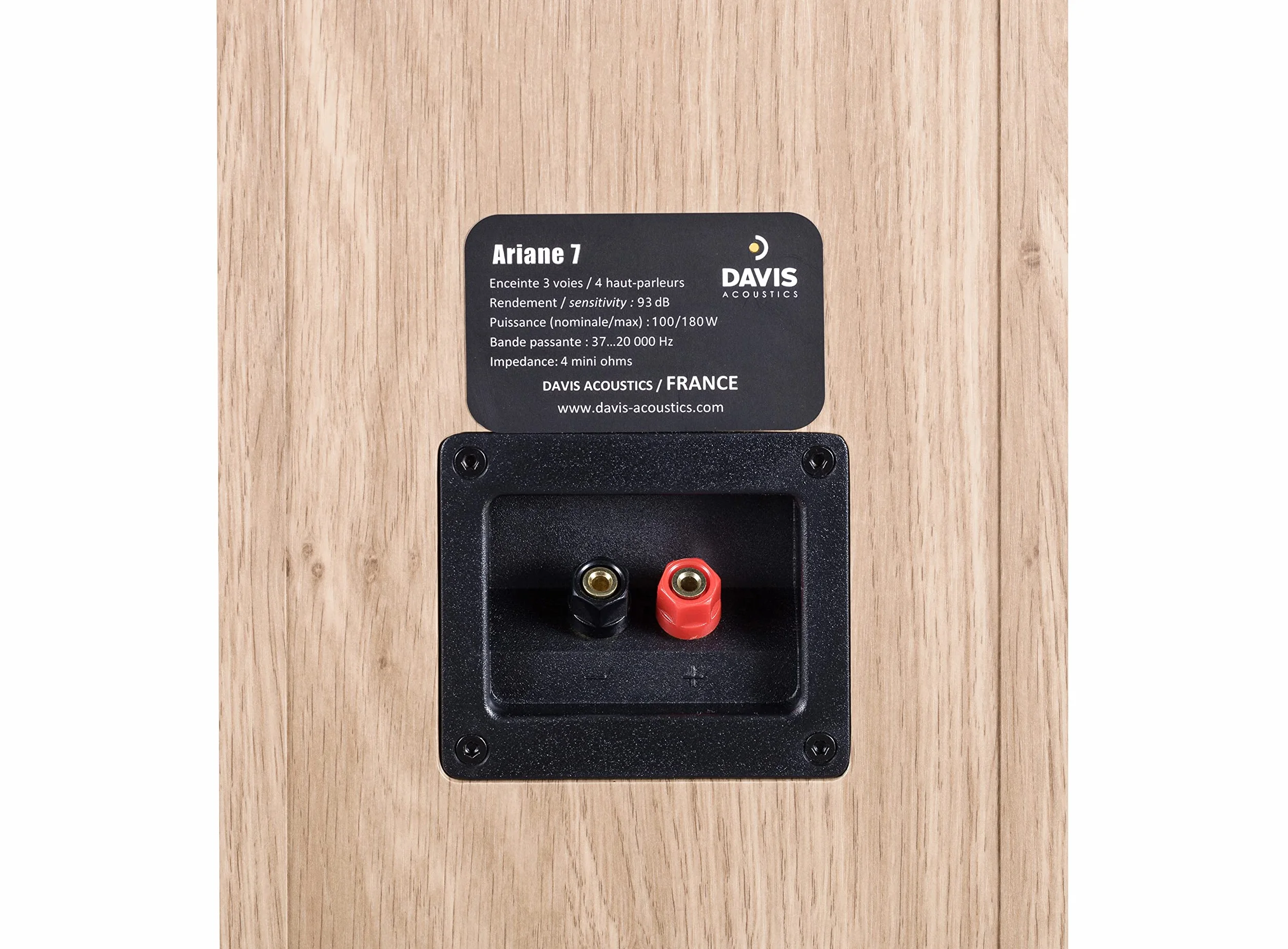 Davis Acoustics Ariane 7 Jasny dąb 3-drożna kolumna głośnik pojedynczo