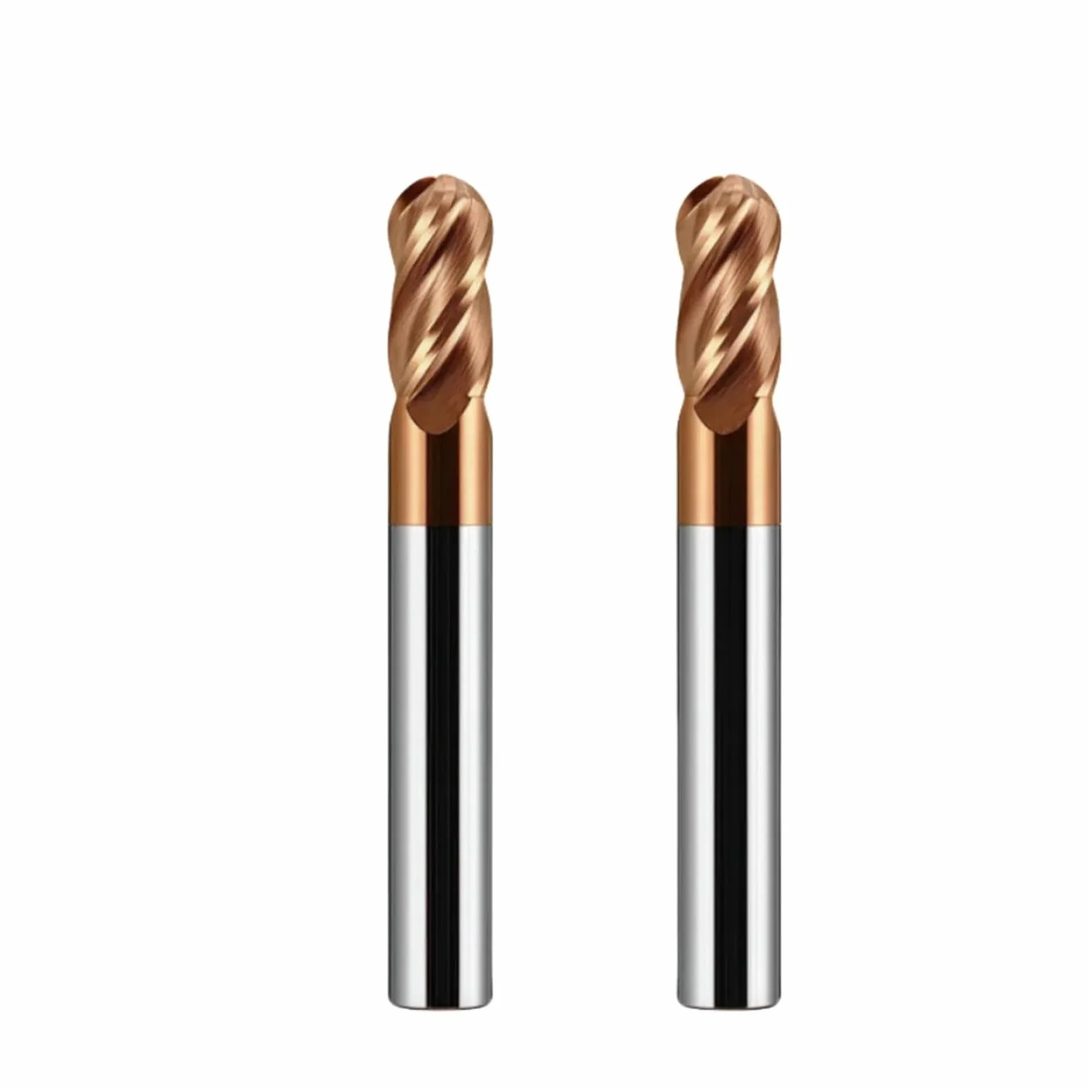 Końcówka z węglików spiekanych HRC55 4 rowki powlekane frez ze stali wolframowej do stali nierdzewnej 3 4 5 6 8 10 12 14 16 18 20 mm (R3x12xD6x150)