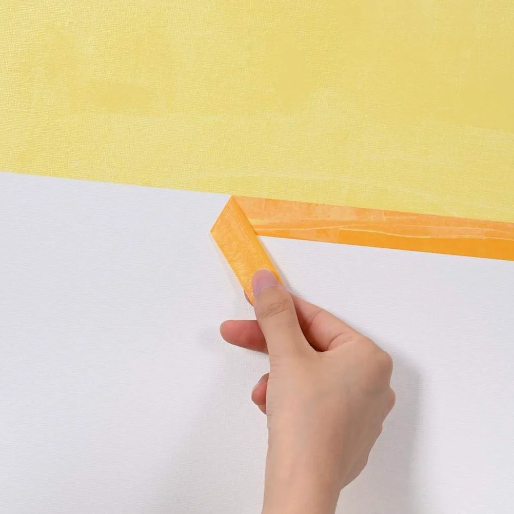 vidaXL Taśmy Maska Malarska 24 szt. Żółty 50mm x 50m Papier