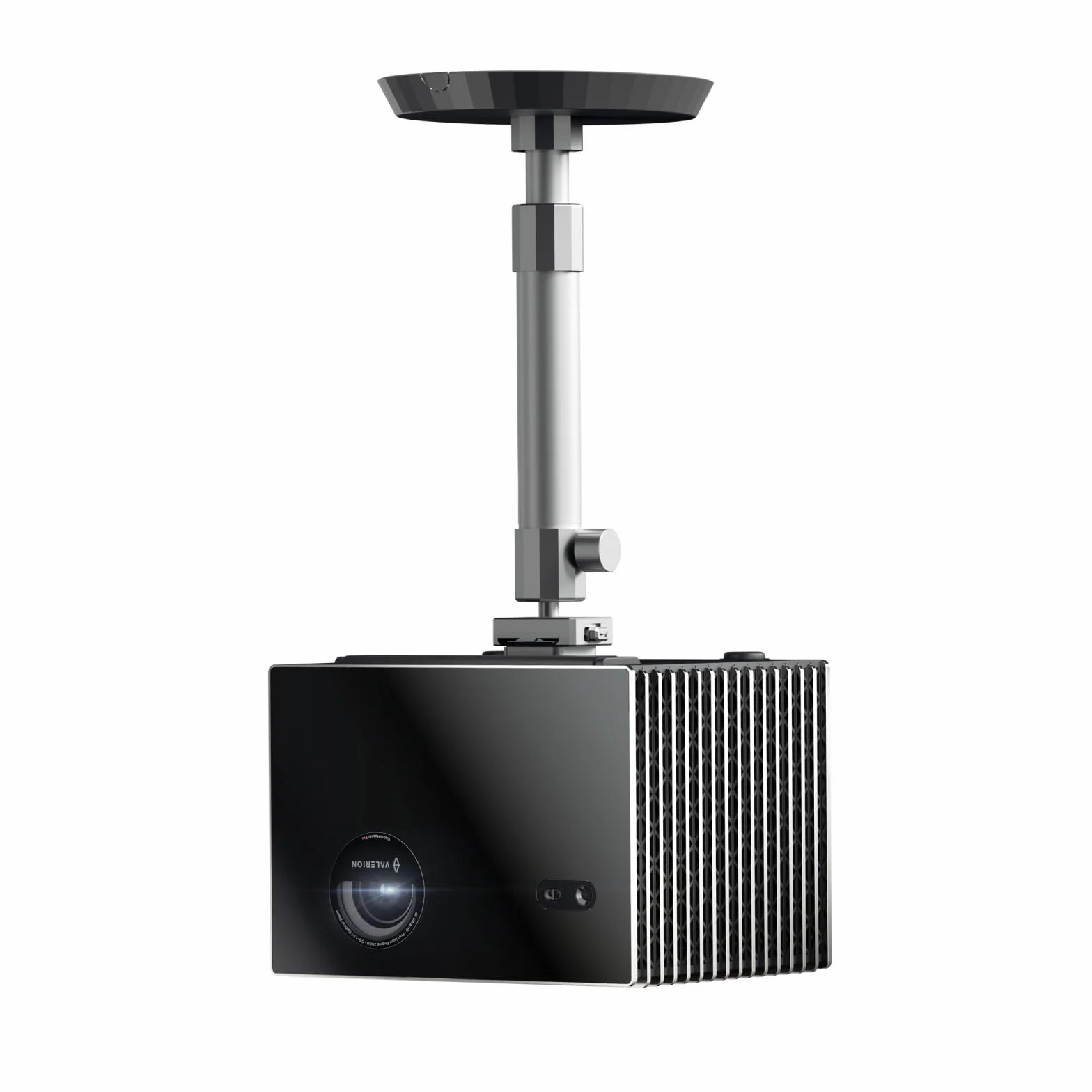 Valerion Uchwyt sufitowy do projektora serii VisionMaster i StreamMaster – stop aluminium, regulowana wysokość od 31 do 40,5 cm dzięki przedłużanej rurze, z obrotem 360°