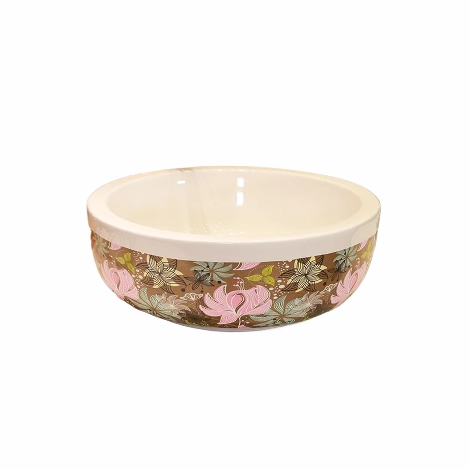 Okrągła Ceramiczna Umywalka Nablatowa Do Łazienki, Umywalka Artystyczna Nablatowa, Nowoczesny Design, Rozmiar Kości, Rozmiar Kości