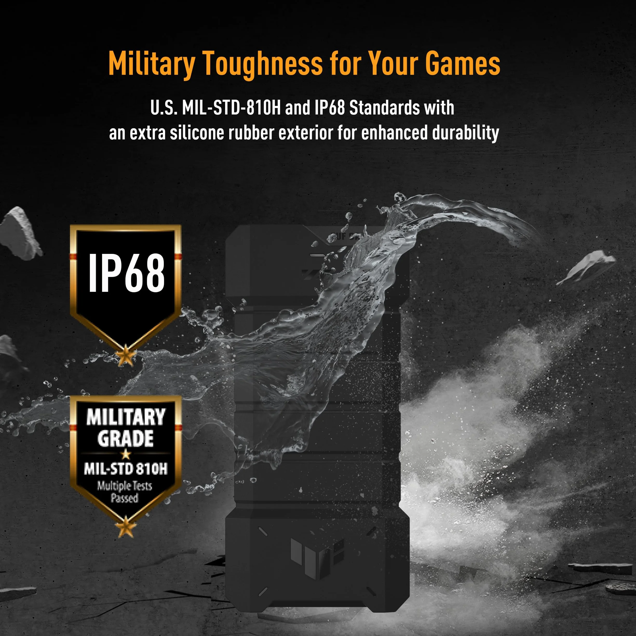 Boitier SSD ASUS TUF Gaming A2/BLK/G/AS//ESD-T1W//M.2 NVMe EXTERNE