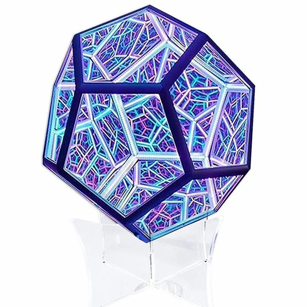 Infinite Dodecahedron Color Art Light, Infinite Dodecahedron Color Art Light USB Akumulatorowe oświetlenie dekoracyjne, lampka nocna dla dzieci, dekoracje mebli, lampy stołowe, oświetlenie nastrojowe