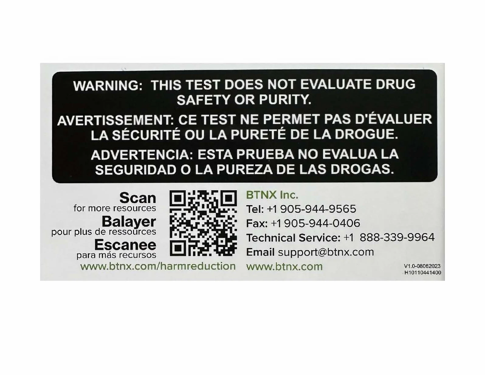Rapid Response Paski testowe ksylazyny - lek zombie - #1 Global Selling Xylazine Strips - 5 sztuk