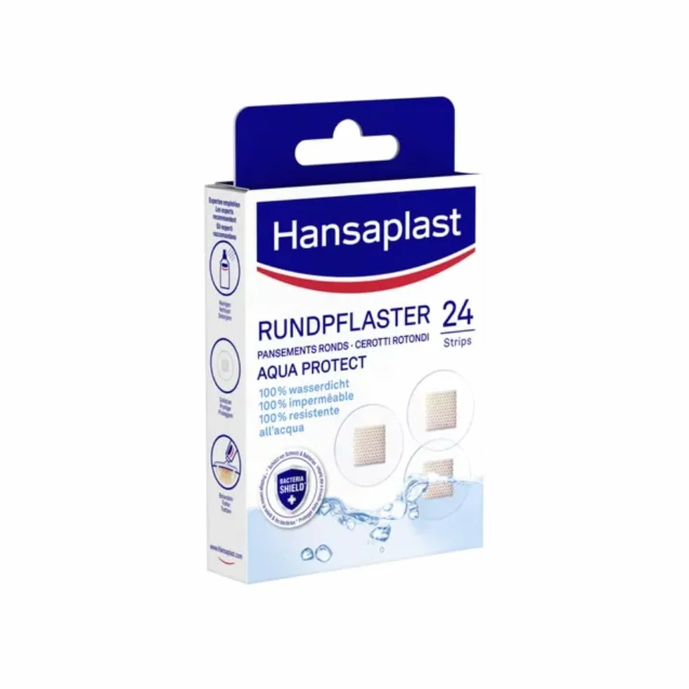 Hansaplast Aqua Protect plaster okrągły 24 paski