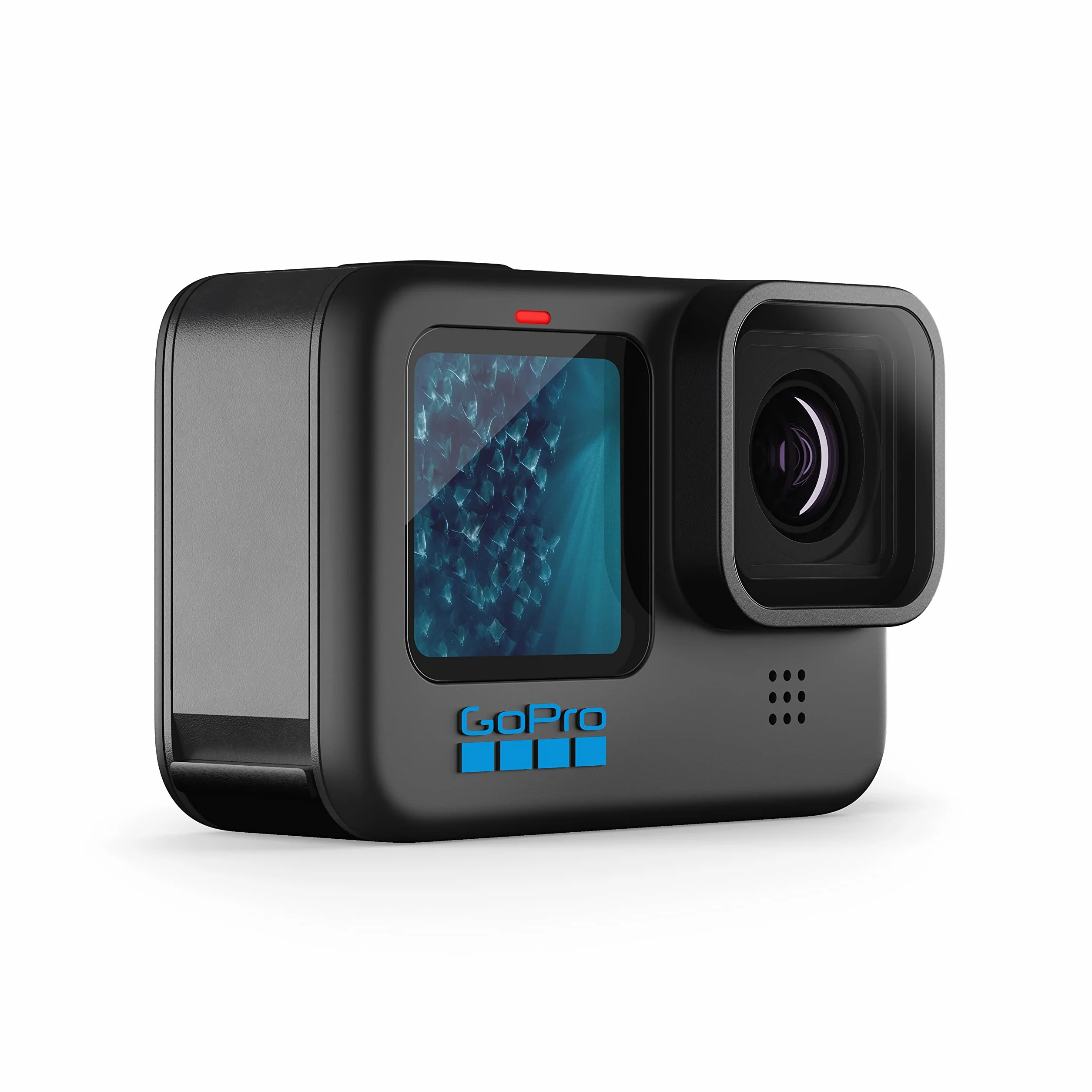 GoPro HERO11 Black — wodoodporna kamera sportowa z wideo Ultra HD 5.3K60, zdjęciami 27 MP, przetwornikiem obrazu 1/1,9", transmisją na żywo, kamerą internetową, stabilizacją