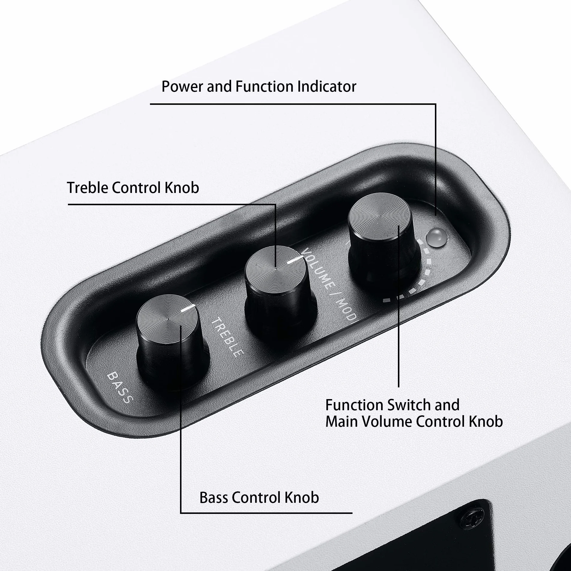 Sanyun SW208 Aktywny głośnik półkowy 3 cale Bluetooth 5.0 60 W 24-bitowy DAC