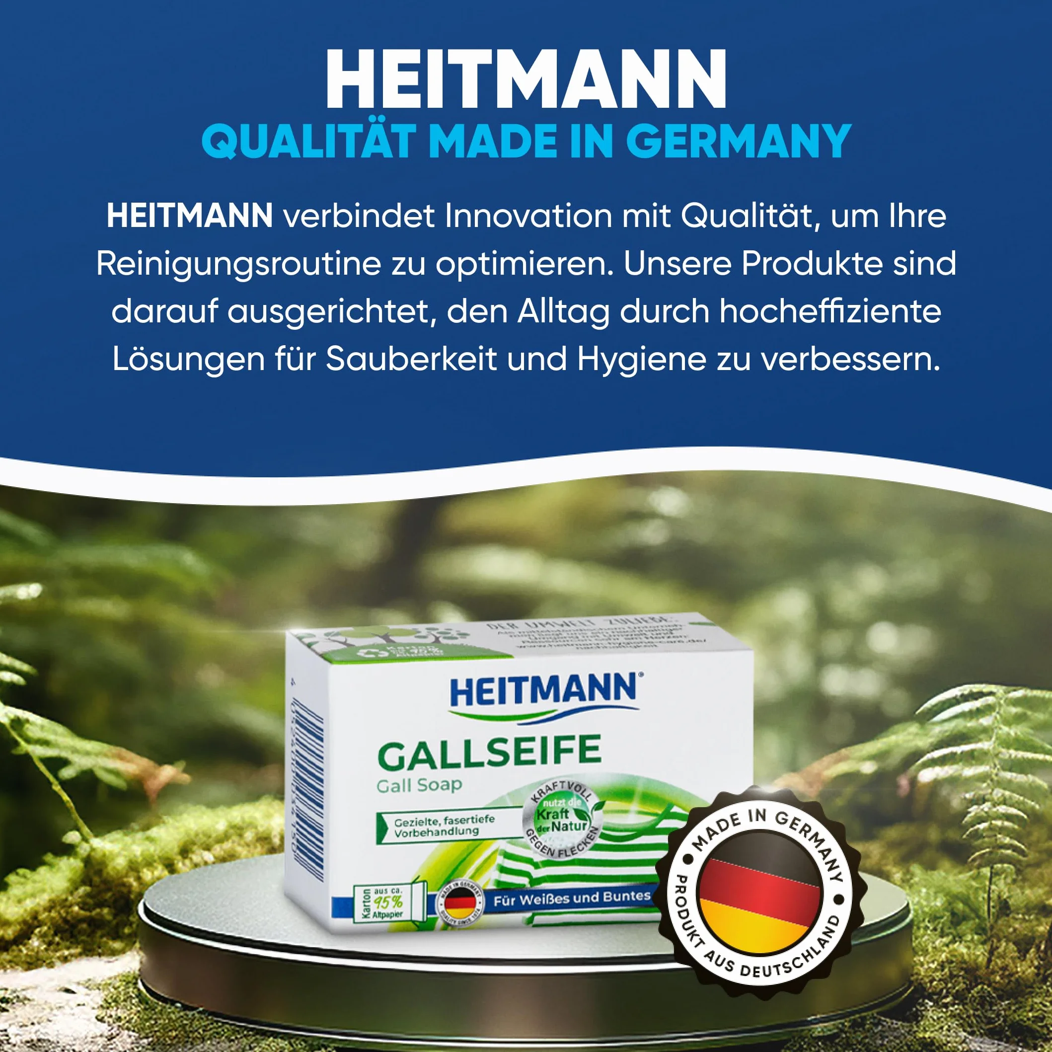 Heitmann Gallseife Mydło Odplamiajace, 100 g