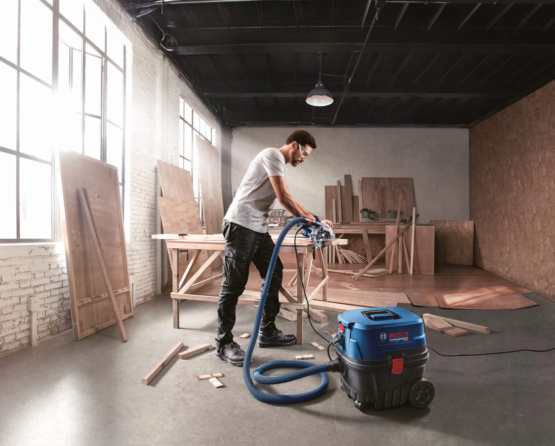 Bosch Professional 5 worków włókninowych do odkurzacza przemysłowego (do GAS 12-25 PL, osprzęt do odkurzaczy)