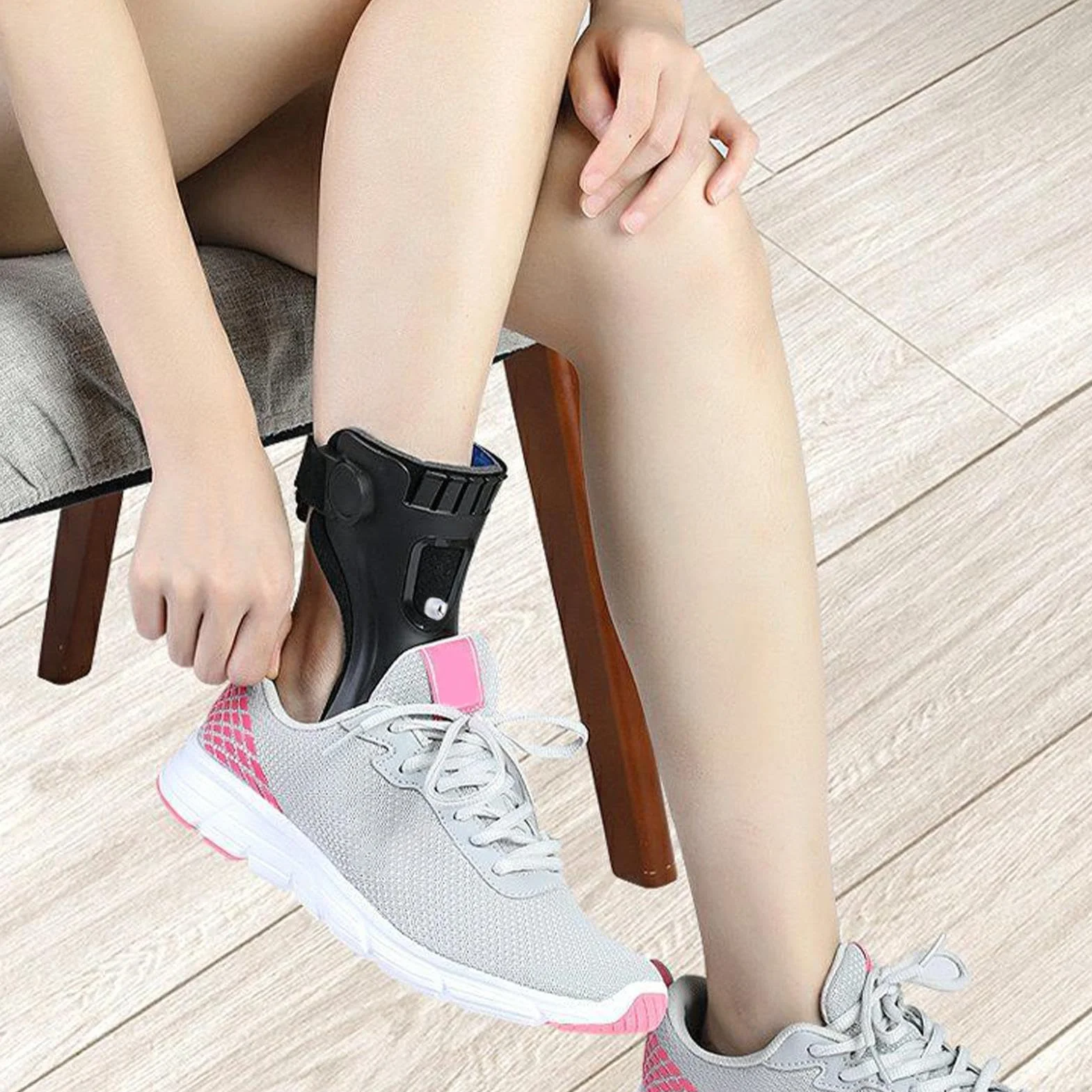 Orteza podnosząca stopę Drop Foot Brace, stabilizator kostki, dla kobiet, mężczyzn, do chodzenia, treningu, 12 x 8 x 24 cm