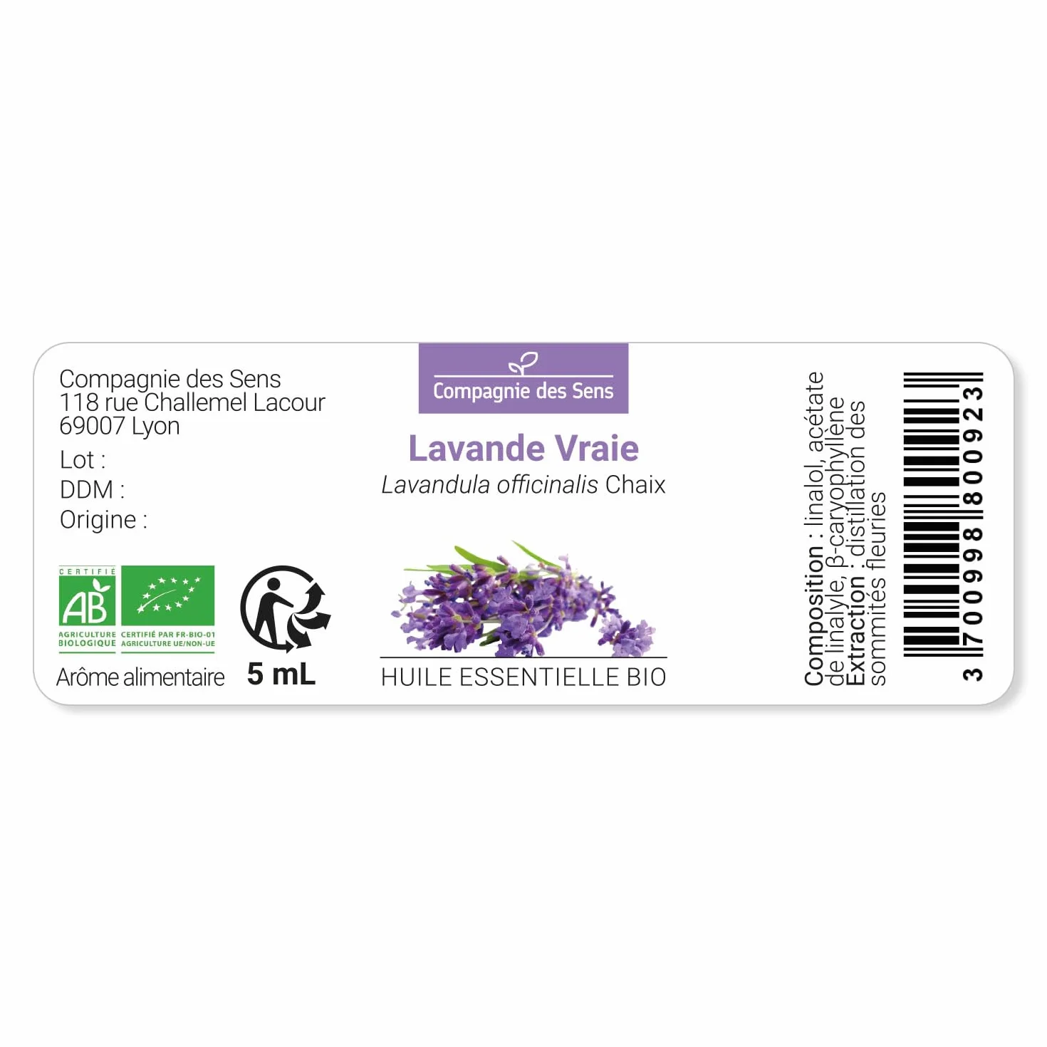 Olejek eteryczny Lawenda Prawdziwa (Lavandula officinalis) BIO – 5 ml – Jakość Premium – 100% Czysty i Naturalny – Chemotypowany i Integralny
