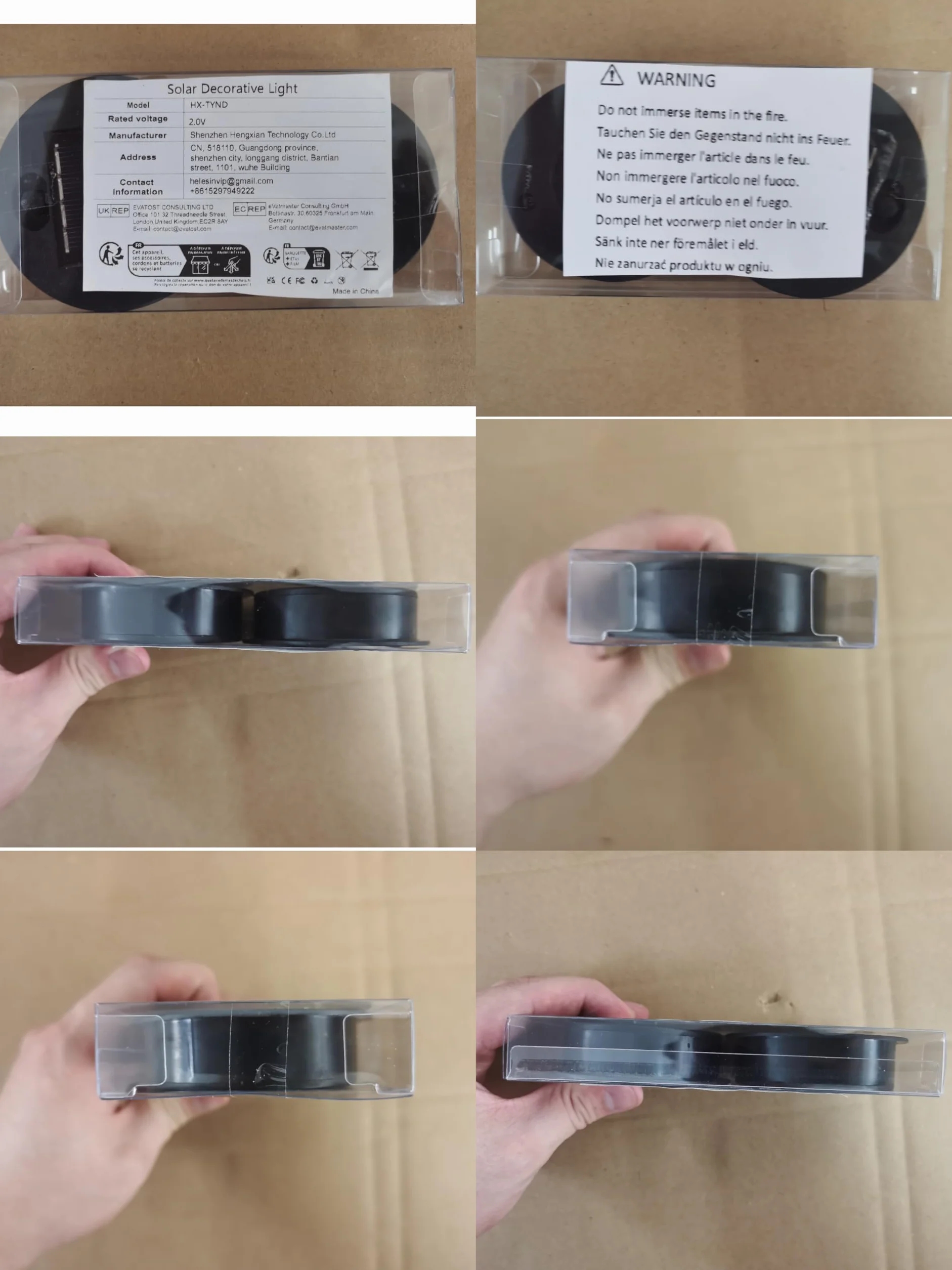 HELESIN Lampy solarne, części zamienne, 2 x śred. 8 cm, lampa solarna z jasnymi diodami LED, wodoszczelność IP65, panel słoneczny, część zamienna do latarni solarnych, lamp ogrodowych