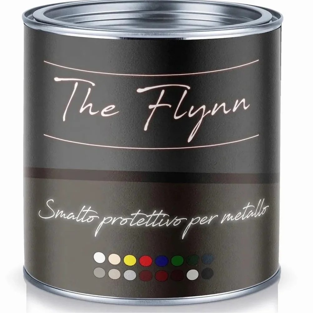 farba 3w1 do metalu farba do metalu żelaza aluminium cynku i stali - ochrona przed rdzą, gruntująca i nawierzchniowa w jednym! (2,5 L, Brąz orzechowy (RAL 8011)) The Flynn