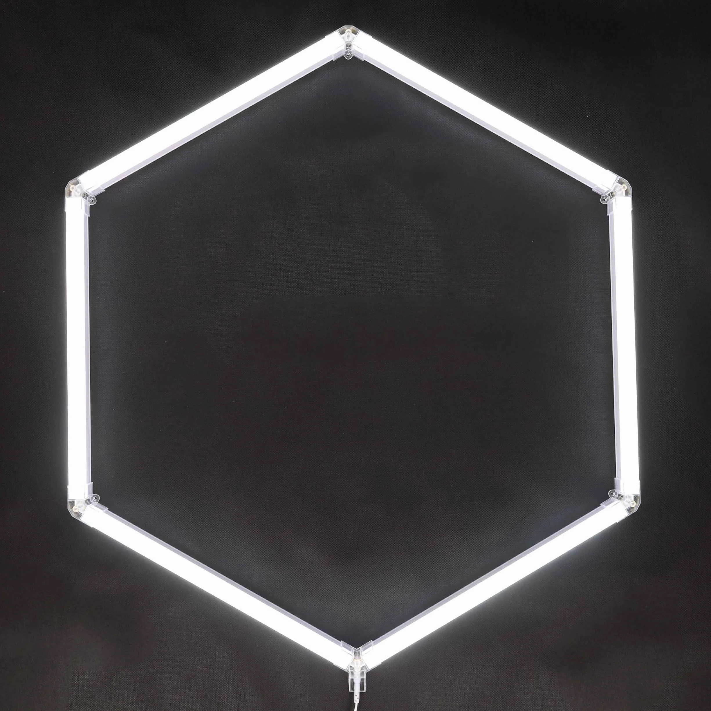 EinParts EPHCL06 lampa LED Hexagon 166x239 cm 4 moduły 16720 lm 6500K zimna biel do garażu warsztatu detailingu