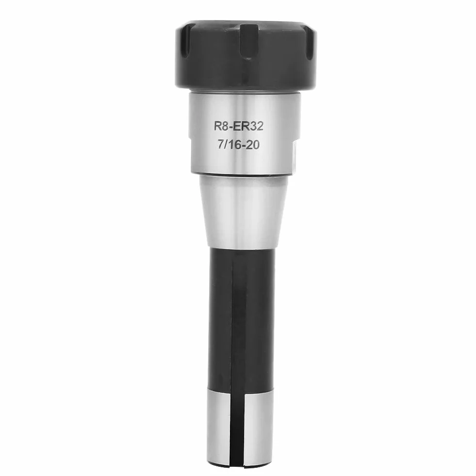 Generic Uchwyt Tulejowy R8 ER32 Precyzyjne Narzędzie do Frezowania CNC do Obróbki 16 Cm 1 szt. i 6 Tulei Zaciskowych