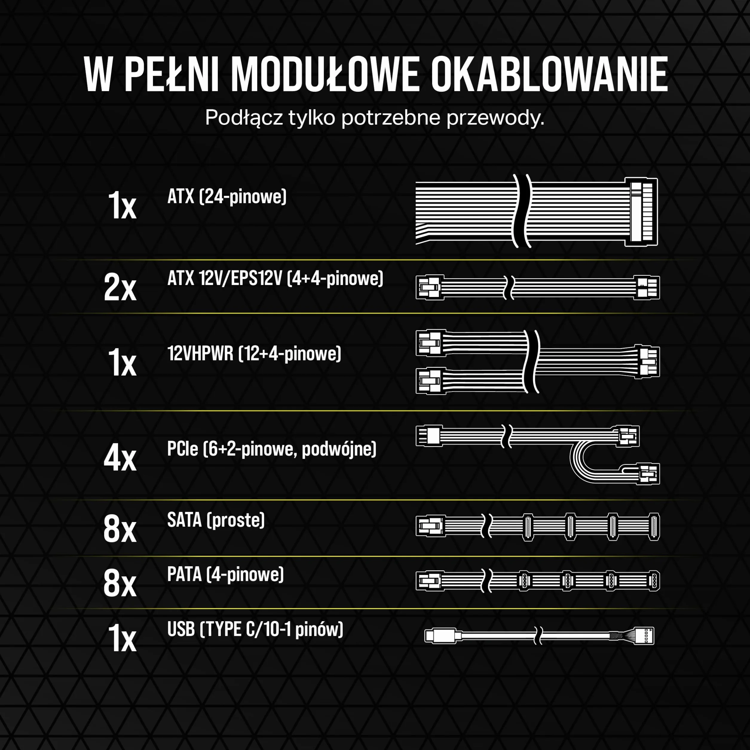 Corsair HX1000i W Pełni Modułowy Ultracichy Zasilacz - Zgodny z ATX 3.1 i PCIe 5.1 – Dynamiczne Łożysko Olejowe – Działa z Oprogramowaniem CORSAIR iCUE – Wydajność 80 PLUS Platinum - Czarny