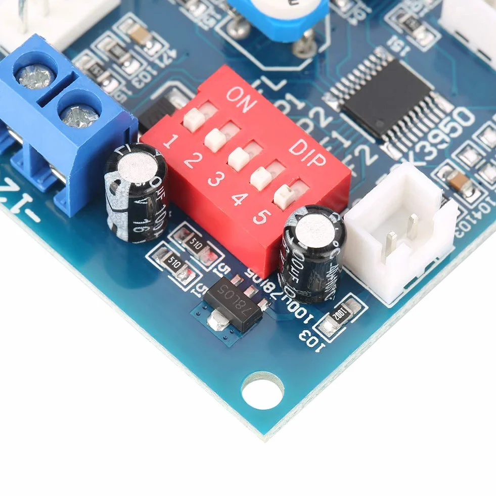Sterownik wentylatora PC DC 12V PWM czteroprzewodowy regulator prędkości