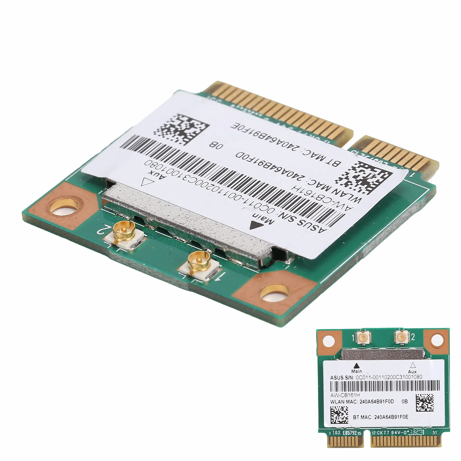Moduł Wi-Fi, PCI-E 2,4/5,0 GHz Bluetooth 4.0 AW-CB161H 433 Mbit/s 802.11a/b/g/n/ac RTL8821AE, bezprzewodowa karta sieciowa do większości Loptop