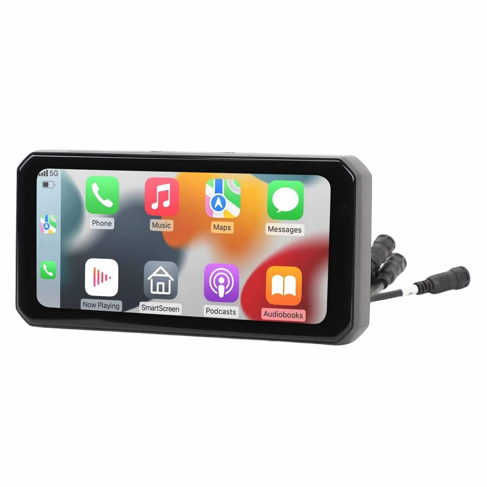 Motocyklowa kamera DVR 1440P podwójny aparat 6,25 cala ekran IP67 bezprzewodowa CarPlay GPS