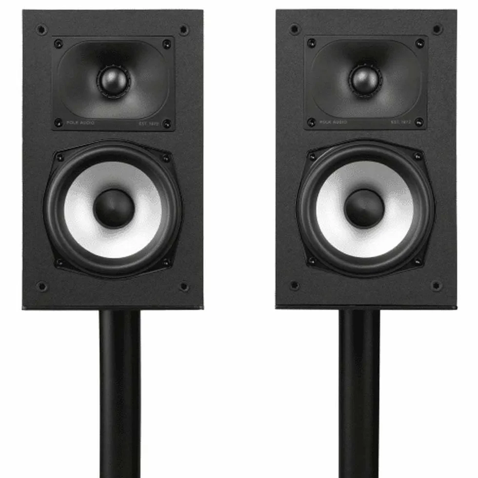 POLK AUDIO MXT15BK Głośniki Czarny 17.5 x 15 x 25 cm