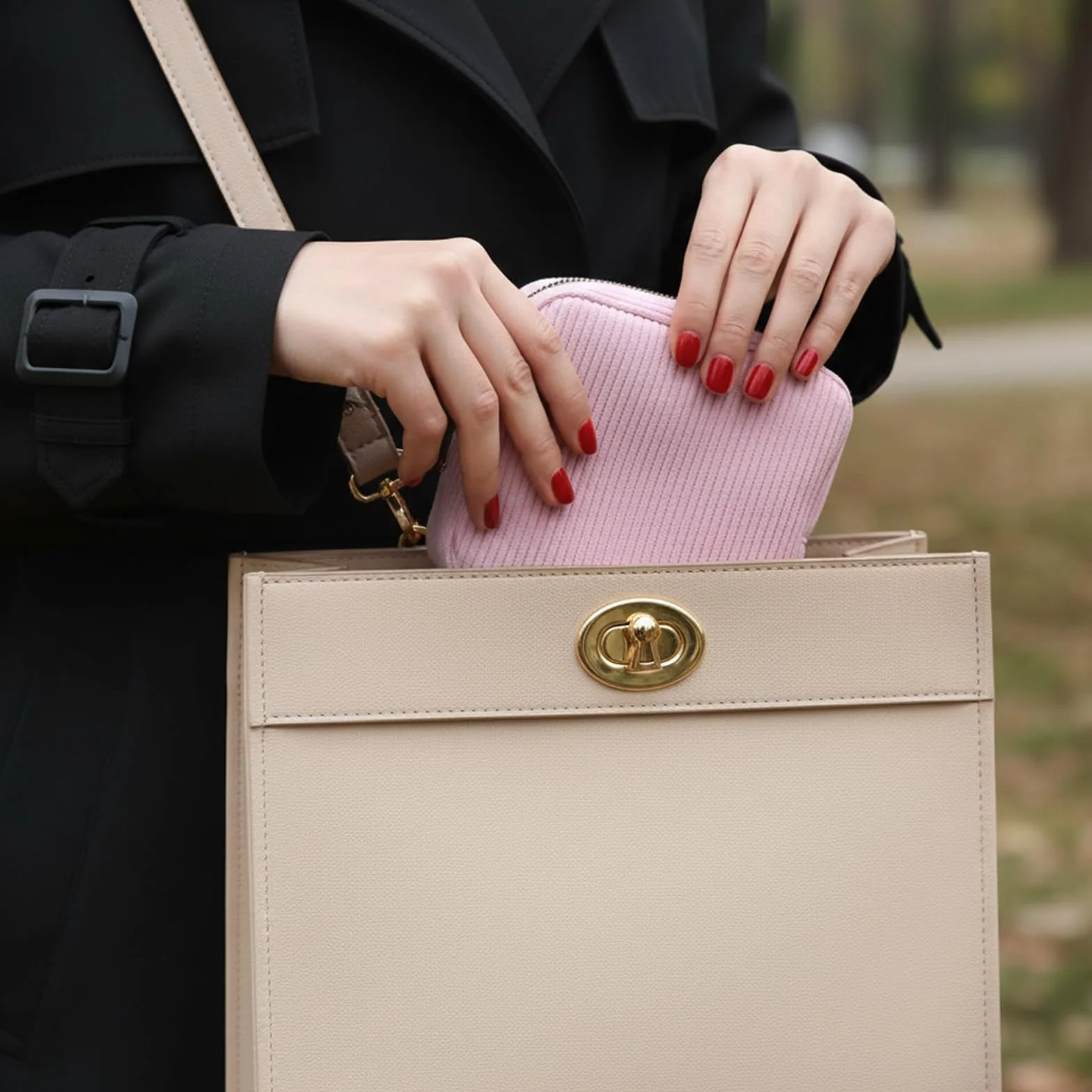 Tampon do przechowywania z zamkiem błyskawicznym, higieniczna torba na podpaski higieniczne i tampony, mała kieszeń na artykuły higieniczne, przenośna kieszeń na okres, prezent dla dziewcząt i kobiet