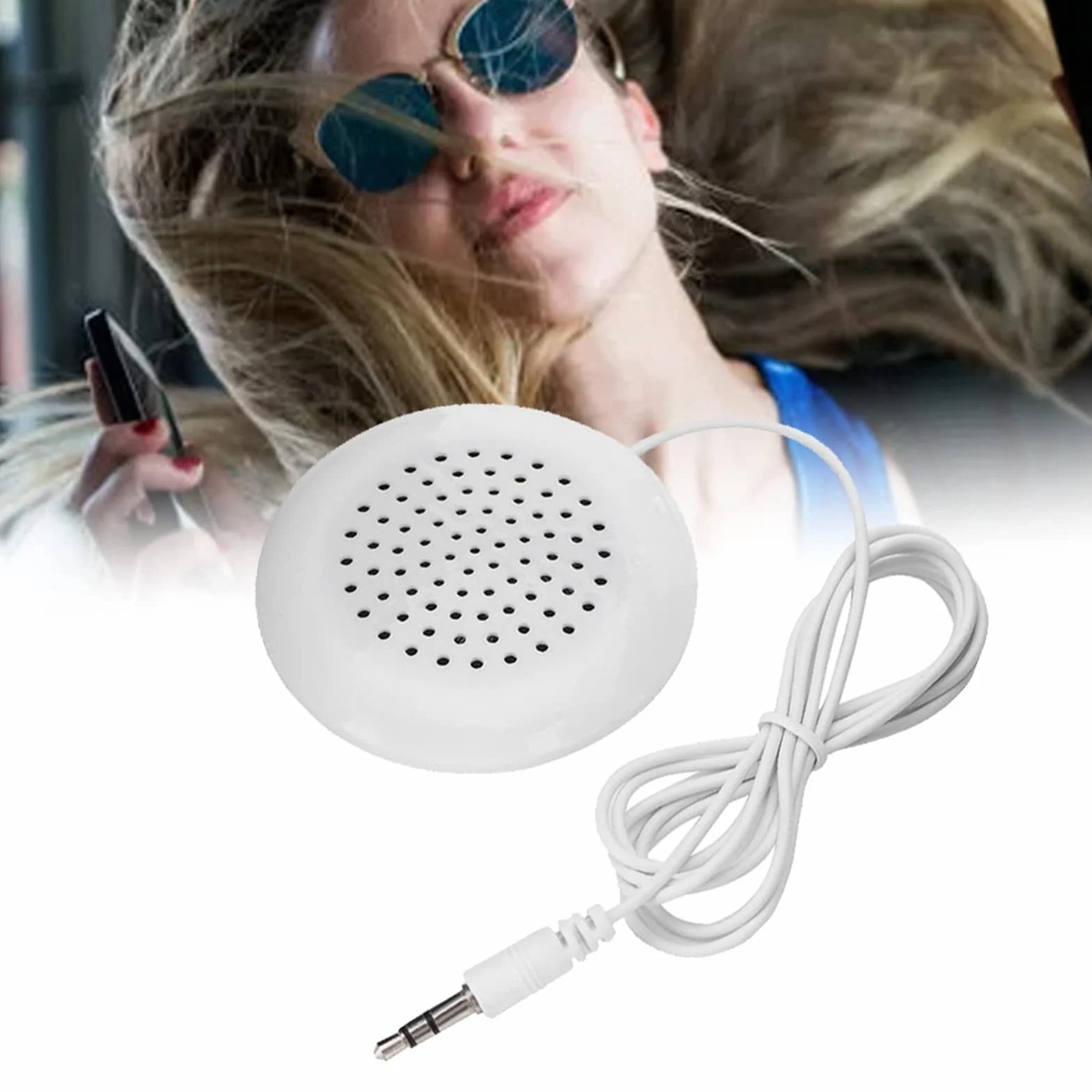 Garsent Mini głośnik 3,5 mm przenośny głośnik pod poduszkę stereo HIFI