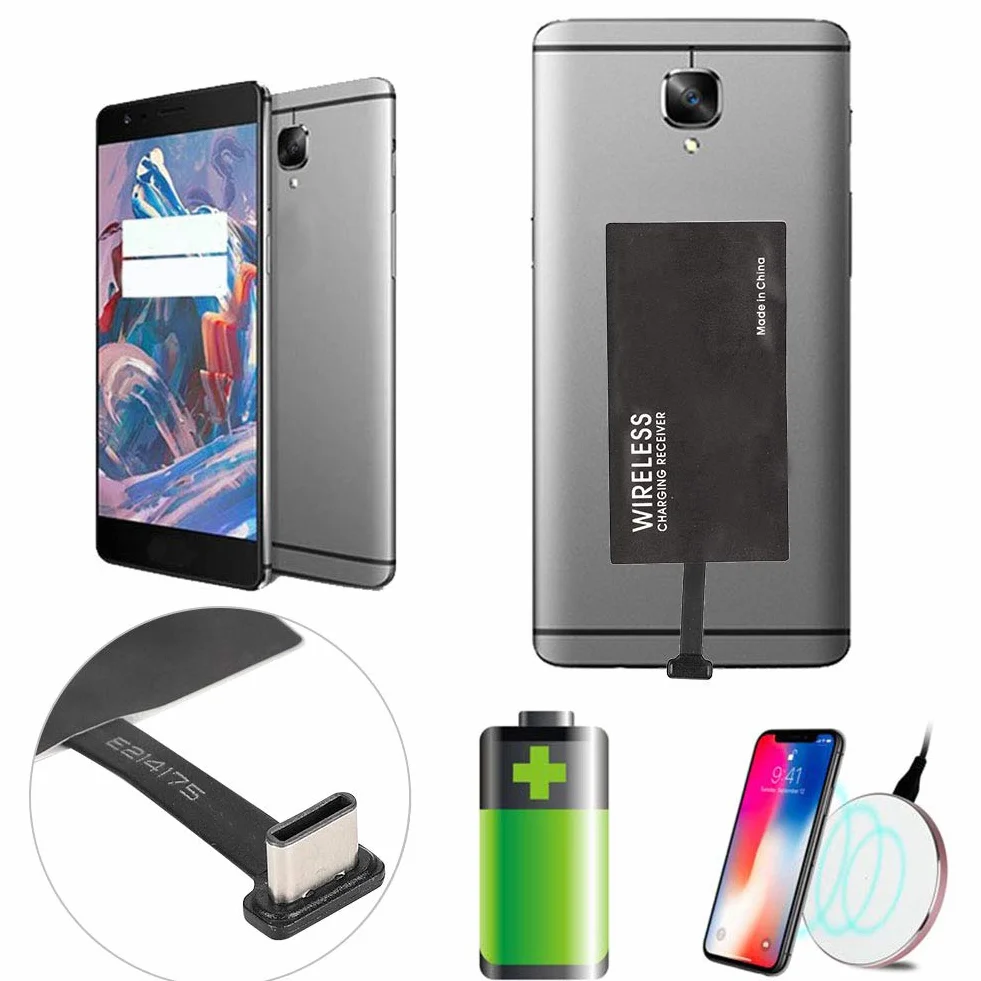 Odbiornik ładowania bezprzewodowego USB-C Qi Yctze do smartfonów