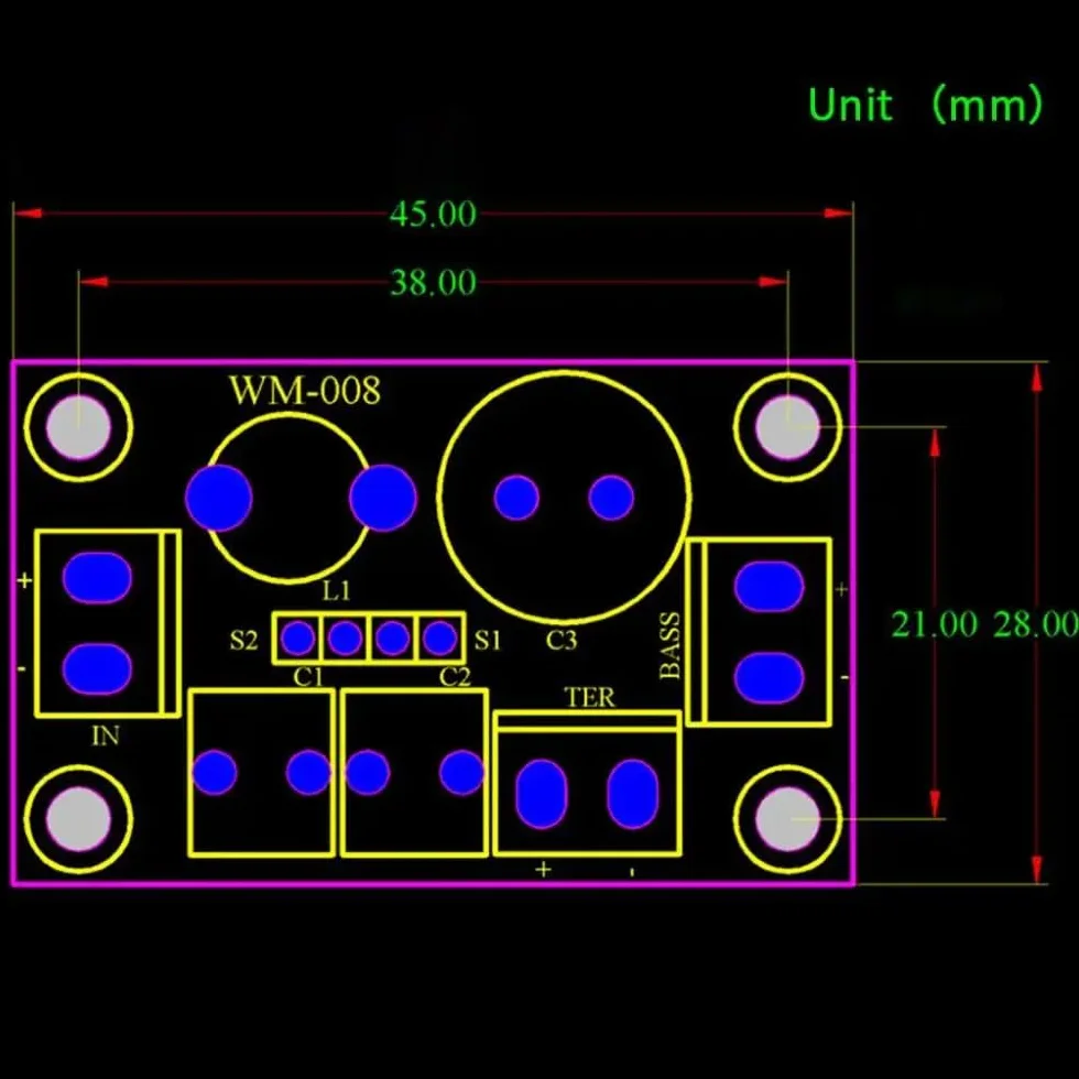 DollaTek Regulowany dwukierunkowy crossover g?o?nik HIFI wysoka i niska cz?stotliwo?? samochodowy g?o?nik wysokotonowy basowy audio rozdzielacz DIY dom