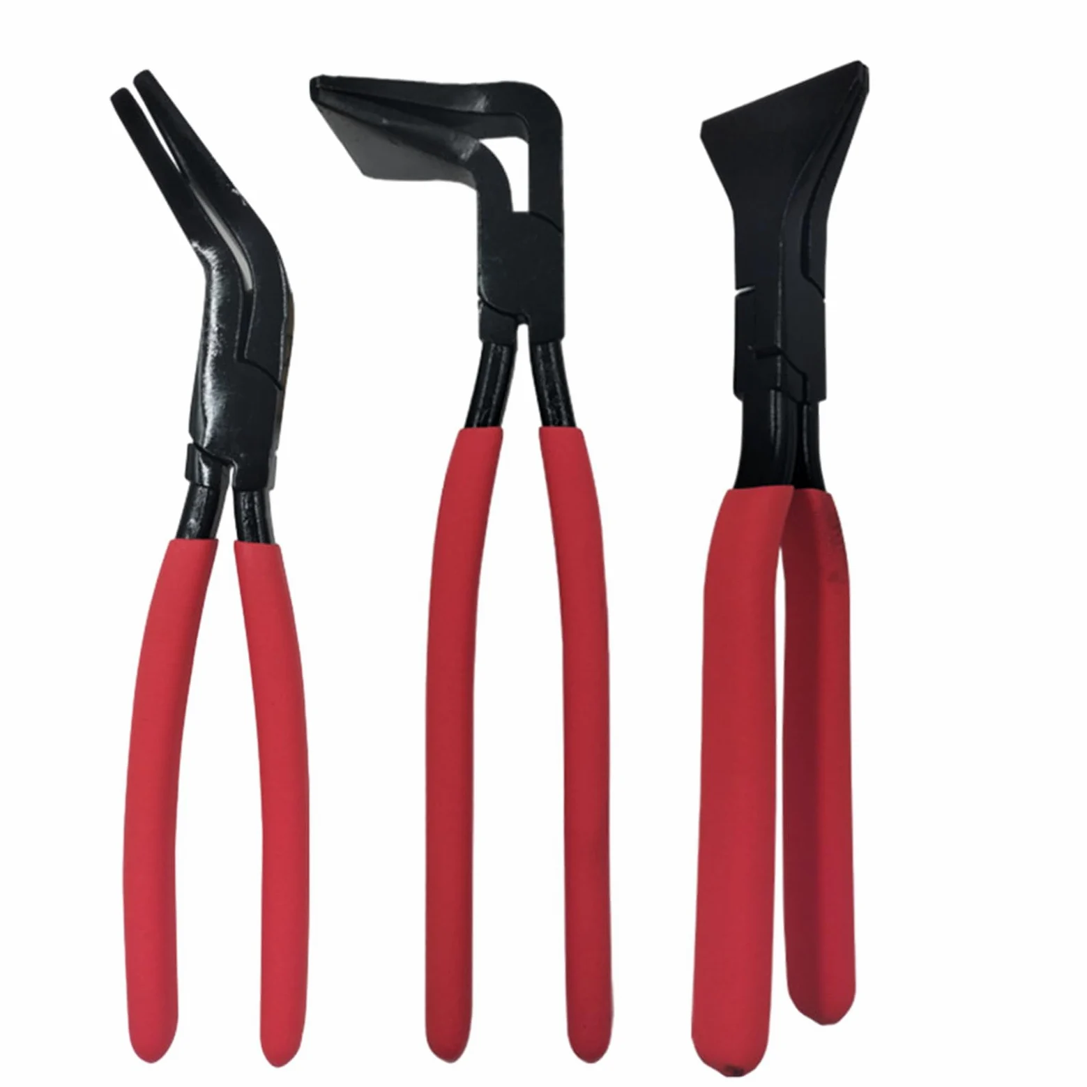 Szczypce do Blachy 3-częściowe Solidne Cęgi do Gięcia i Wykańczania | Ergonomiczne Narzędzie do Zaginania Blachy Do Napraw Samochodów Budowy Mebli Prac Hydraulicznych I Pokryć Dachowych