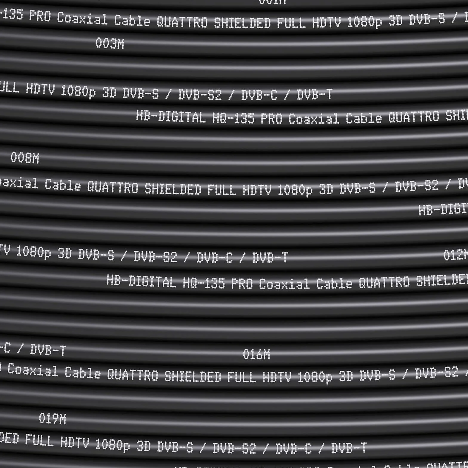 SAT Kabel koncentryczny 15 m HQ135 PRO do DVB-S/S2 C/C2 T/T2