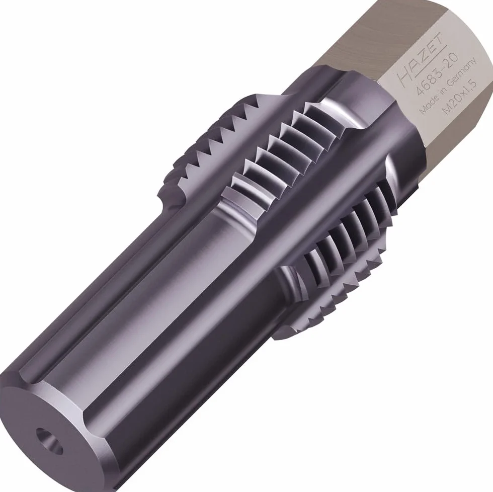 HAZET Obcinak do gwintów 4683-20 sześciokąt zewnętrzny 13 mm M20 x 1,5 TiAIN