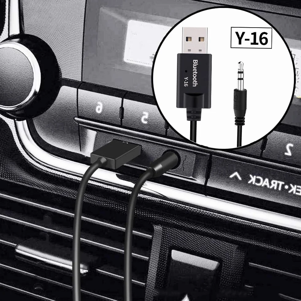Odbiornik Bluetooth, mini USB 3,5 mm, Jack AUX, audio, MP3, adapter do bezprzewodowej klawiatury, radia FM, głośników