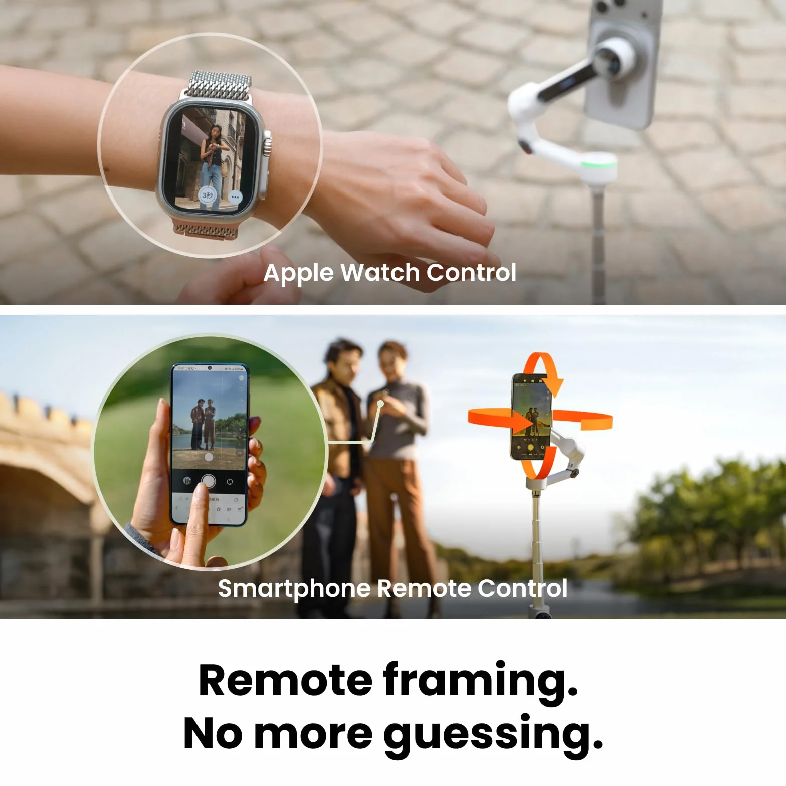 Insta360 Flow 2 Pro stabilizator gimbala do iPhone'a i Androida, AI Phone Gimbal z kijem do selfie i statywem