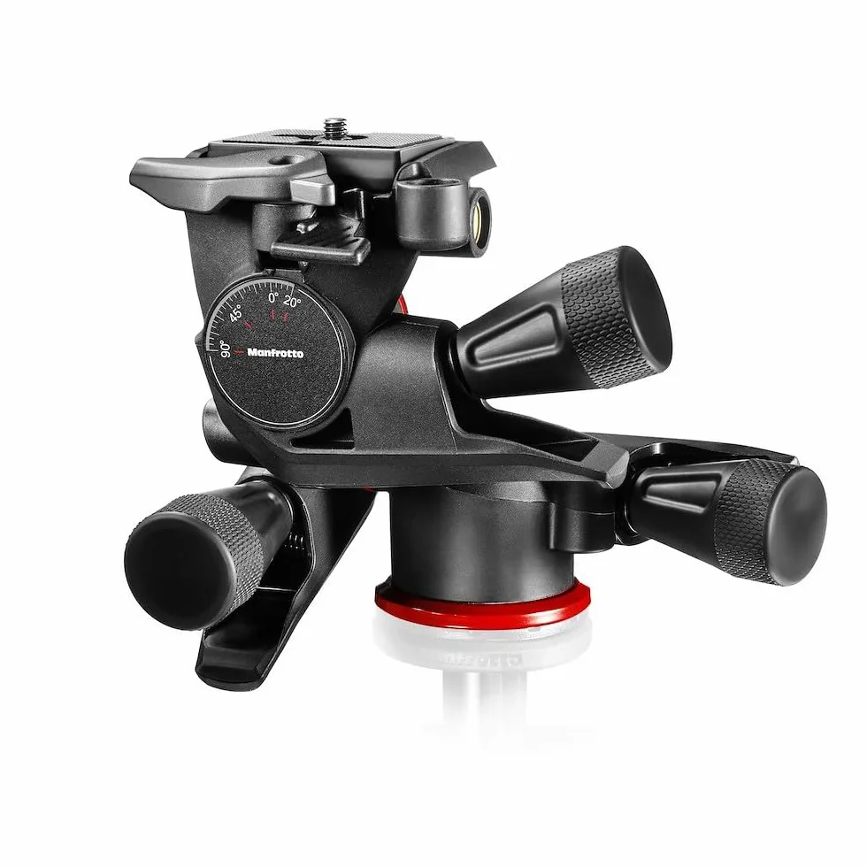 Manfrotto XPRO 3-Wege-Neiger Stativkopf 3-Achsen-Bewegung Kamera für Fotografie Video-Blogs
