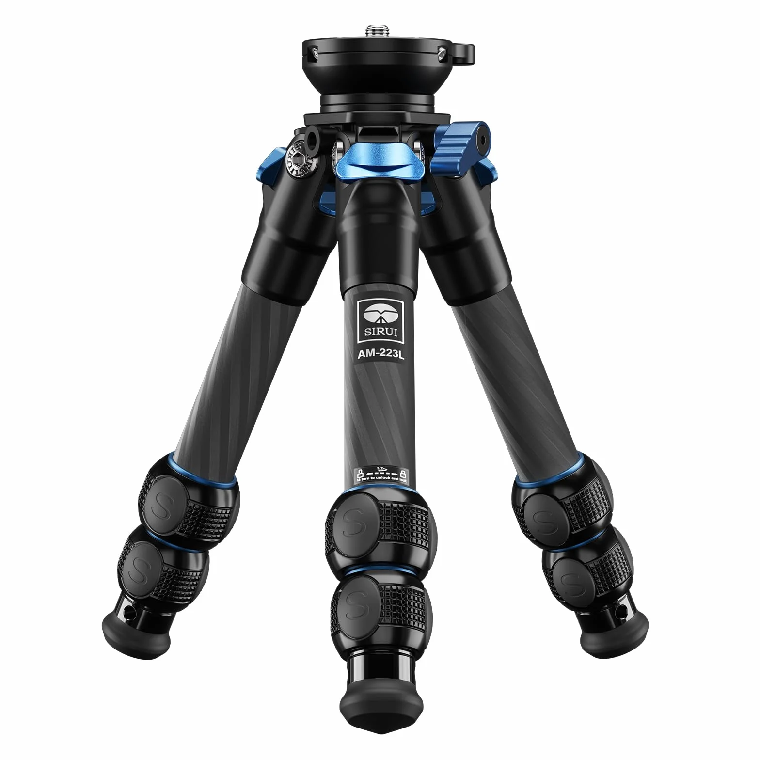 SIRUI AM-223L Mini statyw węglowy do kamery DSLR, 15 kg, 36 cm