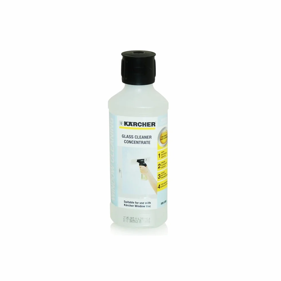 Karcher Koncentrat do czyszczenia szkła czyszczącego. Numer części 62953750 do modeli KARCHER WV50 WV70 WV60 WINDOW VAC