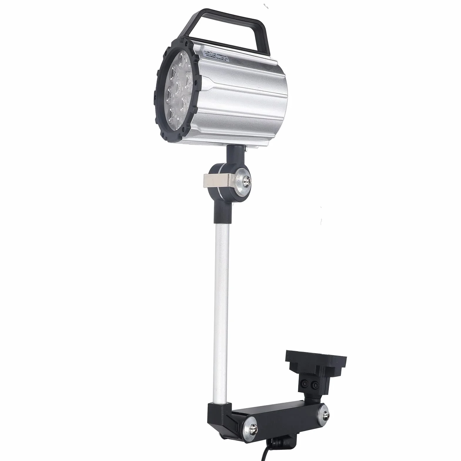 Wodoodporna, Regulowana Robocza LED z Długim Ramieniem do Tokarki CNC 12W 24V Odporny na korozję Stop Aluminium Stabilny i Trwały do ​​wyposażenia Warsztatu Samochodowego