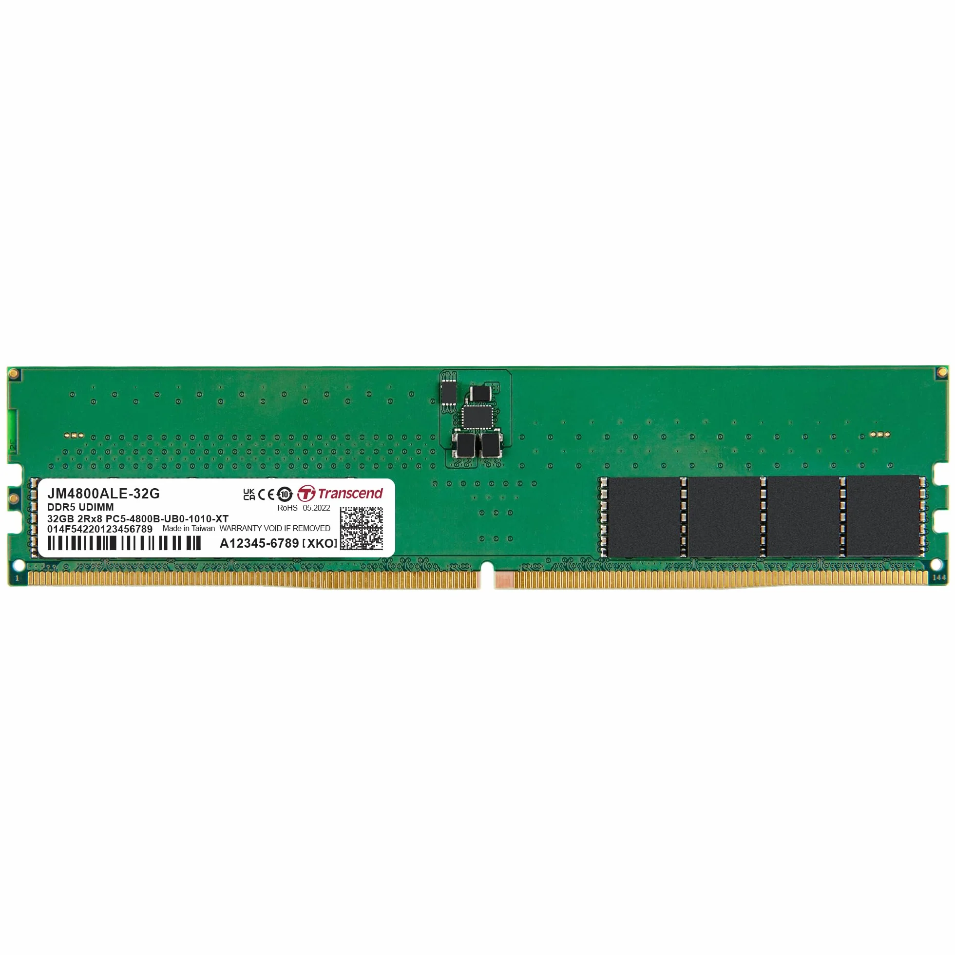 Transcend 32GB DDR5 4800 U-DIMM 2Rx8