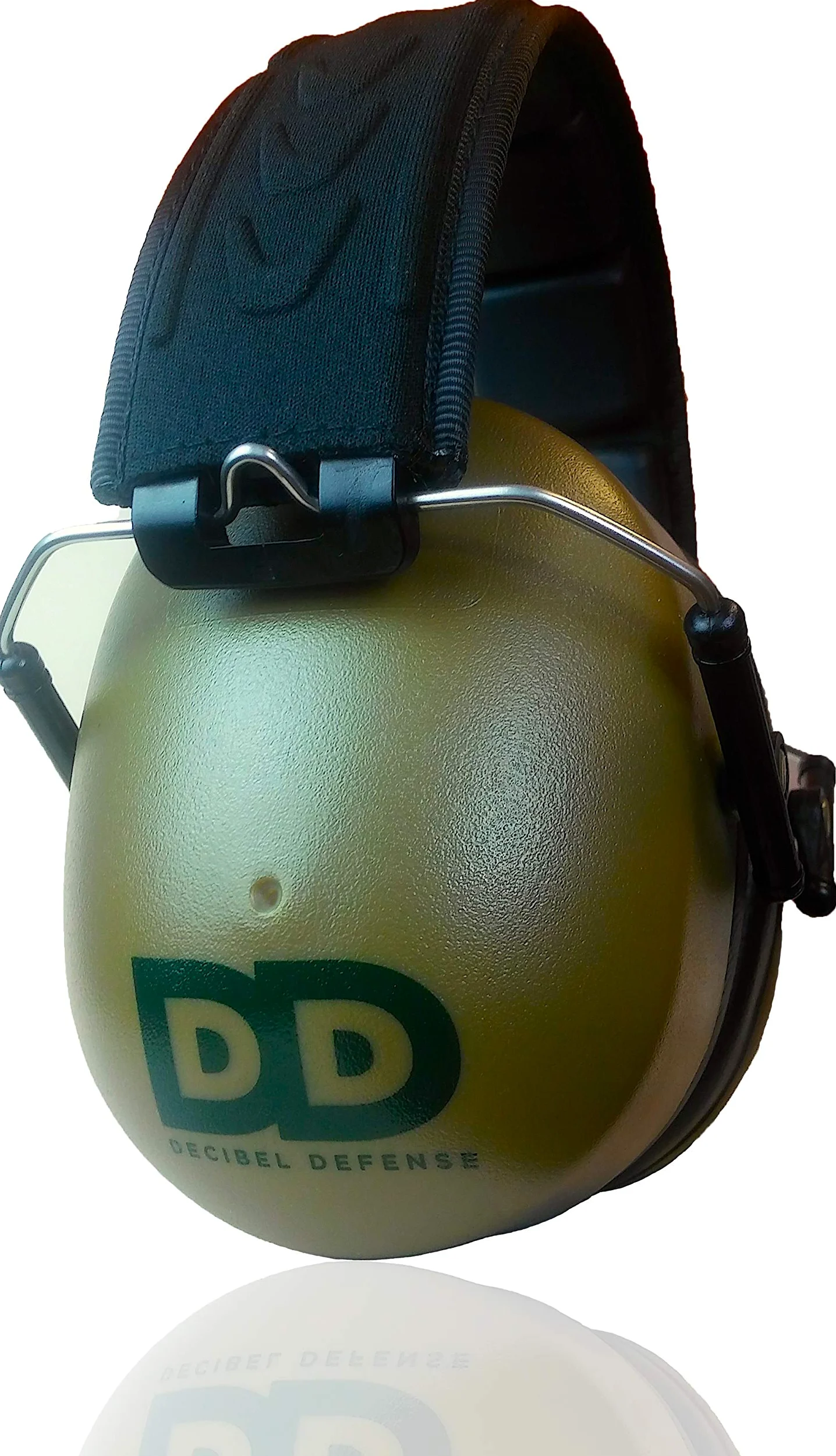 DECIBEL DEFENSE Profesjonalne nauszniki ochronne 37dB NRR - NAJWYŻSZEJ Oceniana i NAJWYGODNIA ochrona uszu do fotografowania i użytku przemysłowego - NAJLEPSZA OCHRU SŁUCHU (ZIELONA)