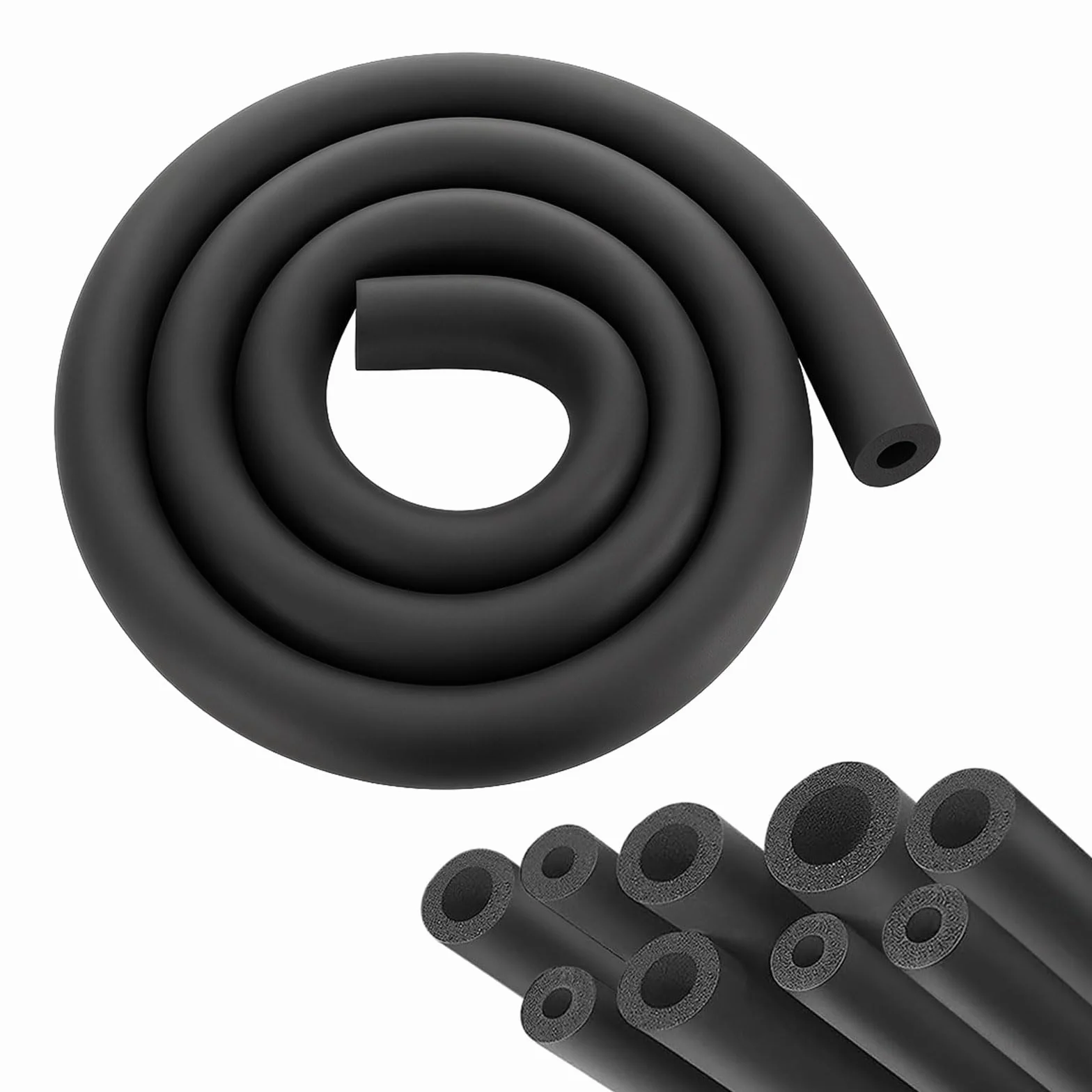 Izolacja rur, pianka, Ø 32 mm, izolacja rur, czarna, izolacja, rury grzewcze, rury grzewcze, rury miedziane, 1,8 m