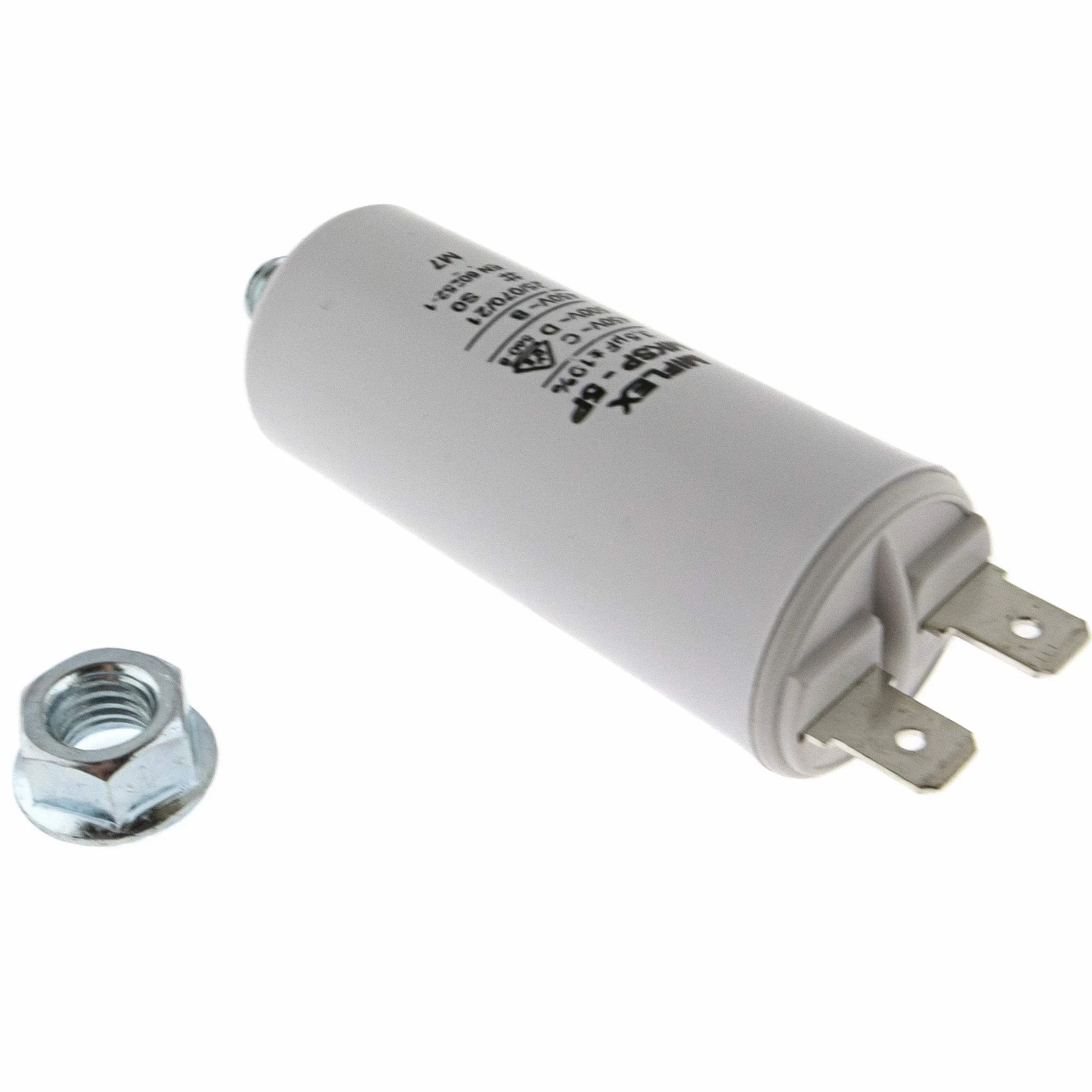 Kondensator silnikowy 3,5µF 450 V 25 x 58 mm wtyczka N1