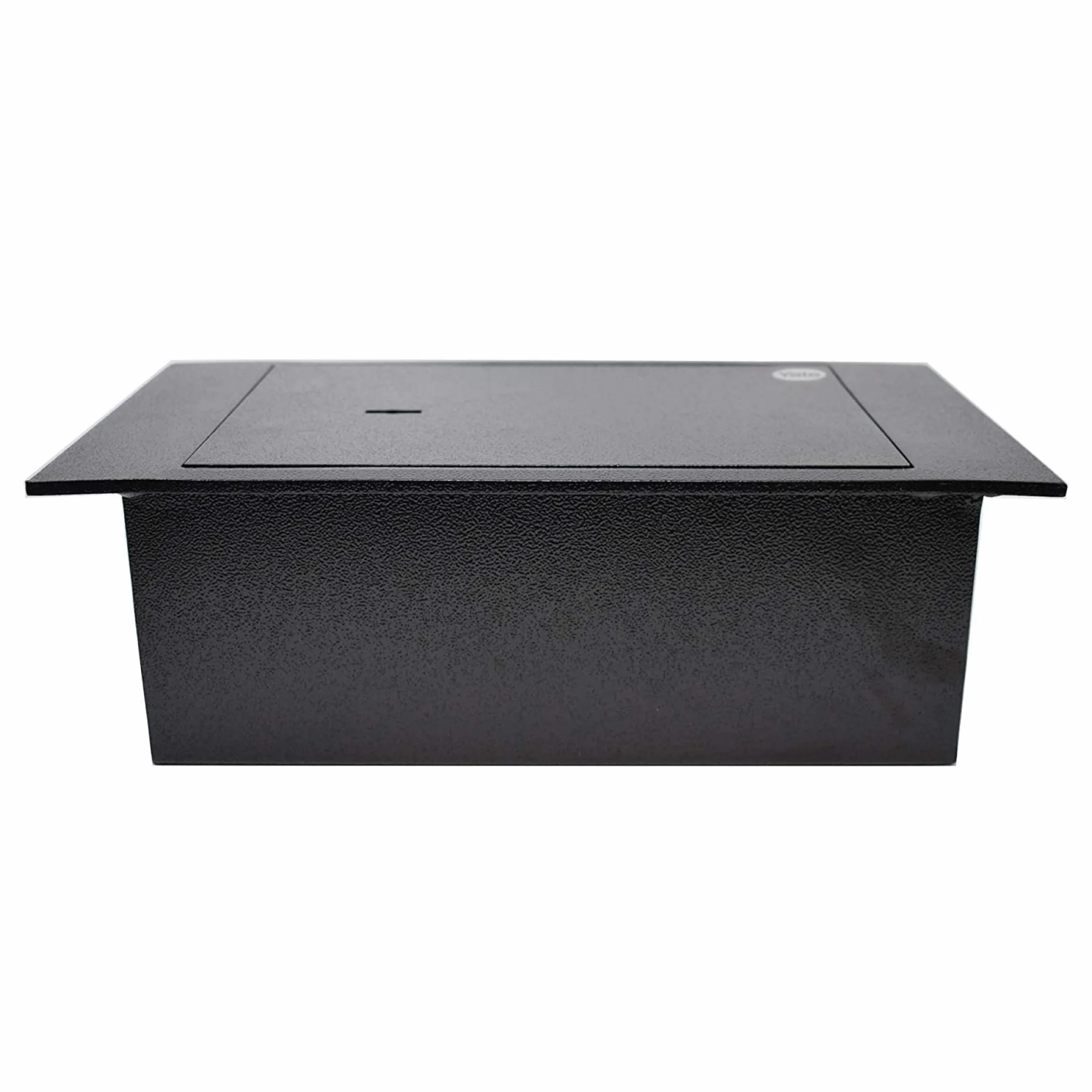 Yale Y-FLS0000 Sejf Podłogowy Kompaktowy, Śruby Umożliwiające Mocowanie do Legarów pod Deskami Podłogowymi, 39x21x13 cm (dł. x szer. x wys.), Czarny