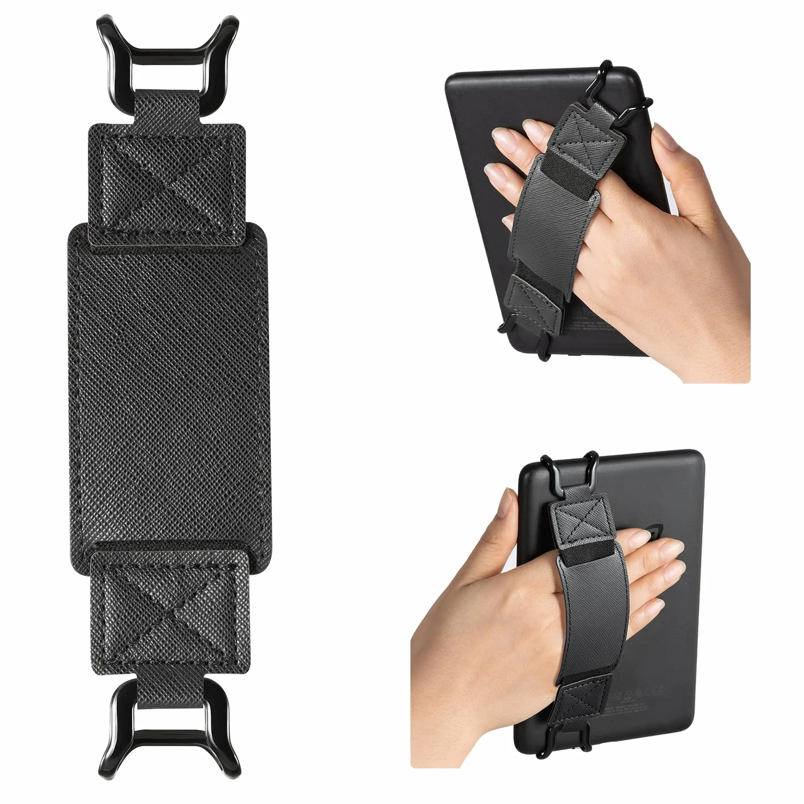 CoBak Pasek na nadgarstek do e-booków i tabletów 15,2–19 cm (6–7,5") Czarny