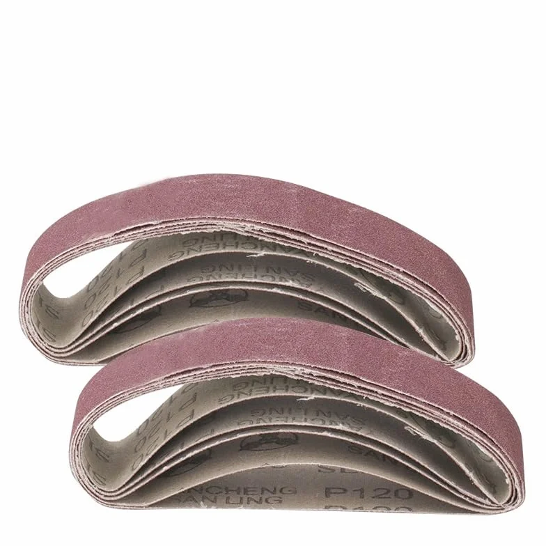 Szlifierka taśmowa, 5 sztuk 40x305mm ścierne pasy szlifierskie ścierna szlifierka taśmowa Grit 40/60/80/120 szlifowanie narzędzia do polerowania(5pcs Grit 60)