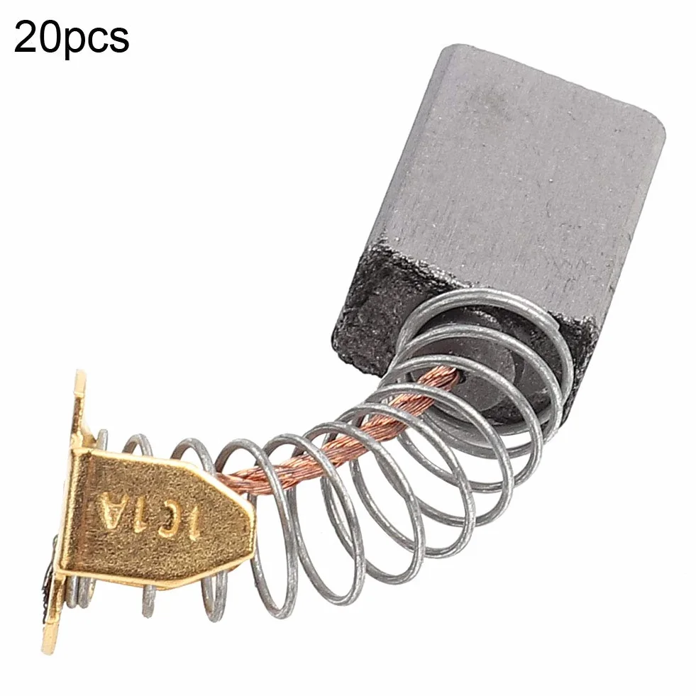 20 sztuk szczotek węglowych 6mm x 10mm x 15mm do silników elektrycznych ogólnego zastosowania