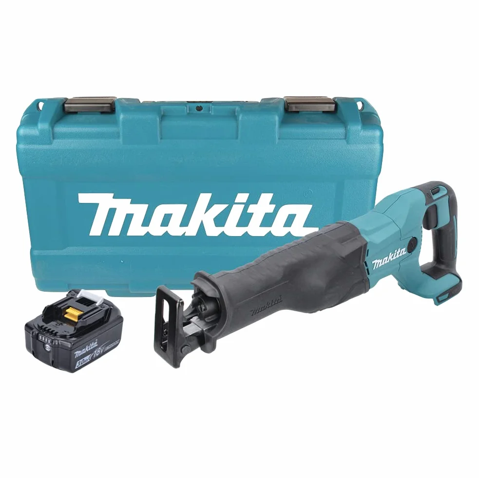 Makita DJR 186 F1K akumulatorowa piła szablasta 18 V + 1 x akumulator 3,0 Ah + walizka - bez ładowarki
