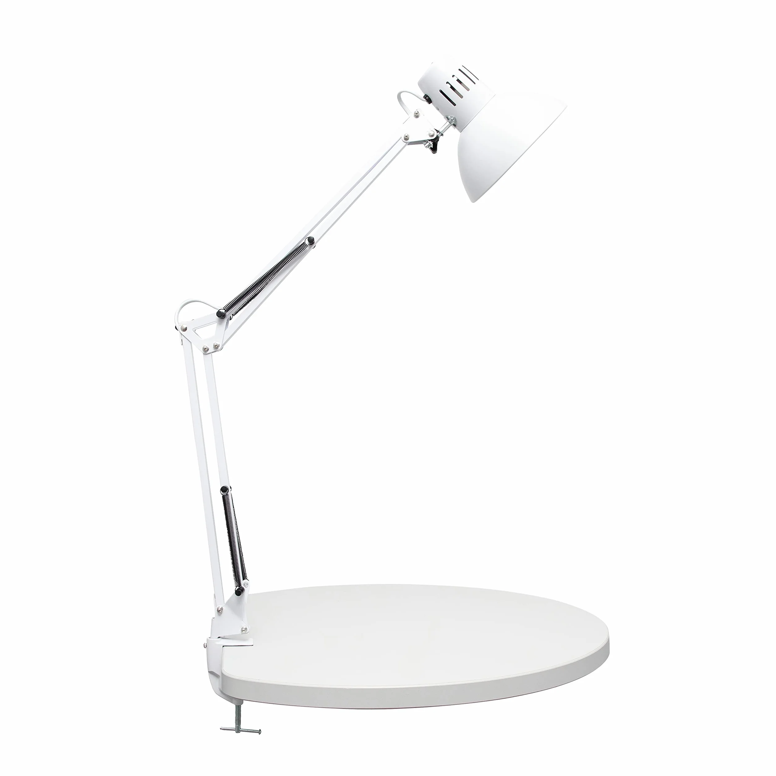 MAUL Lampa Biurkowa MAULstudy Regulowana Lampa Zaciskowa z Ramieniem Przegubowym do Biura i Biurka Elegancka Lampa Biurkowa Led z Metalu Ekskluzywne Żarówki Led Biała