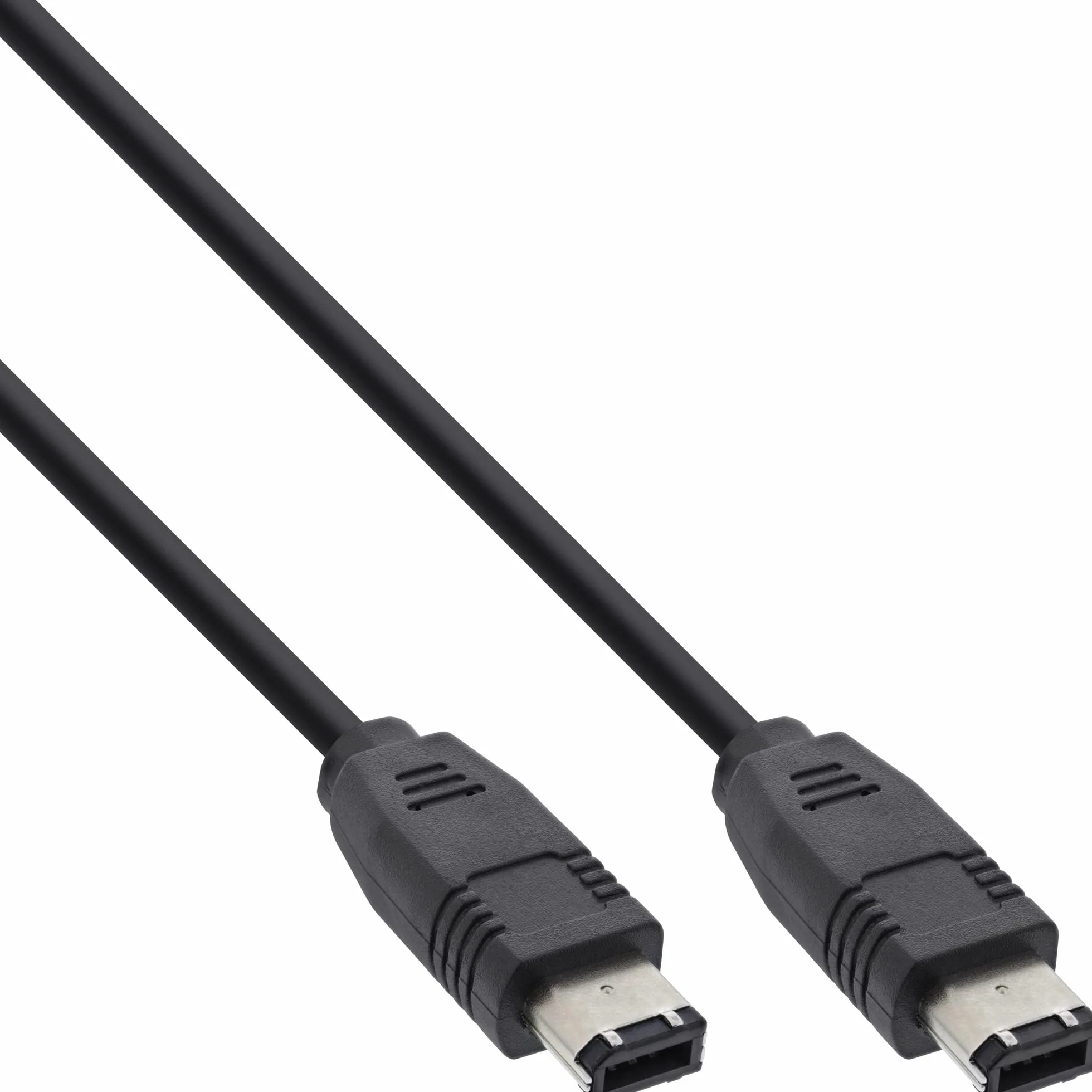 InLine 34055 FireWire kabel, IEEE1394 6-biegunowa wtyczka/wtyczka, czarna, 0,5 m